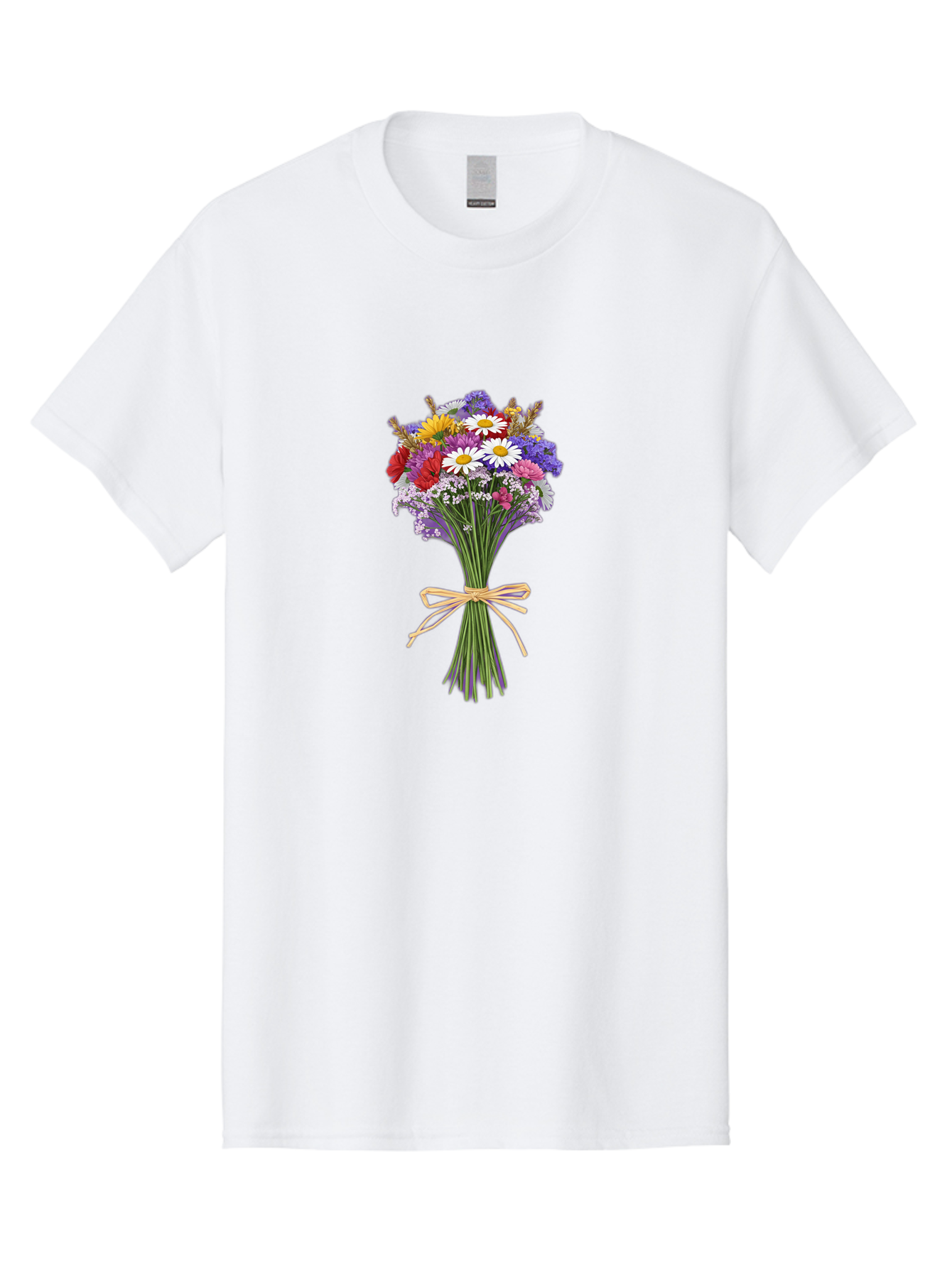 Wild-Flower-Bouquet Men'S Graphic Tee, 100% Cotton, Comfortable Casual Summer Wear, Machine Washable, Vintage Camera, Old Camera, Antique Camera, Black Camera, Classic Photography, Photography Equipment, Nostalgic Device, Film Camera, Baf648