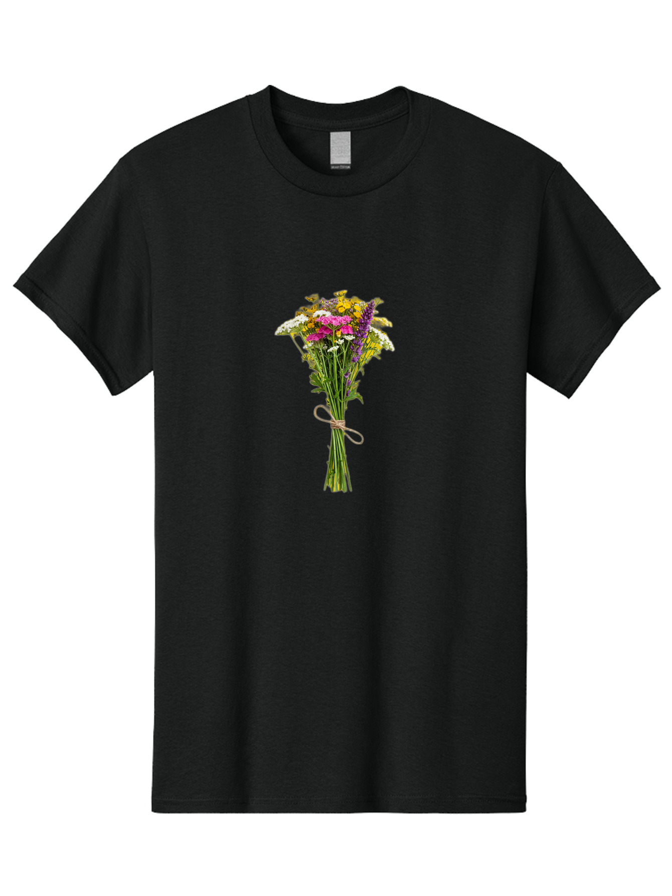 Wildflower-Bouquet-10 Men'S Graphic Tee, 100% Cotton, Comfortable Casual Summer Wear, Machine Washable, Vintage Camera, Old Camera, Antique Camera, Black Camera, Classic Photography, Photography Equipment, Nostalgic Device, Film Camera, Baf650