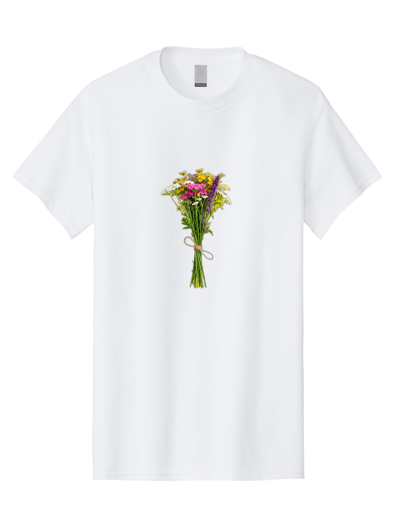 Wildflower-Bouquet-10 Men'S Graphic Tee, 100% Cotton, Comfortable Casual Summer Wear, Machine Washable, Vintage Camera, Old Camera, Antique Camera, Black Camera, Classic Photography, Photography Equipment, Nostalgic Device, Film Camera, Baf650