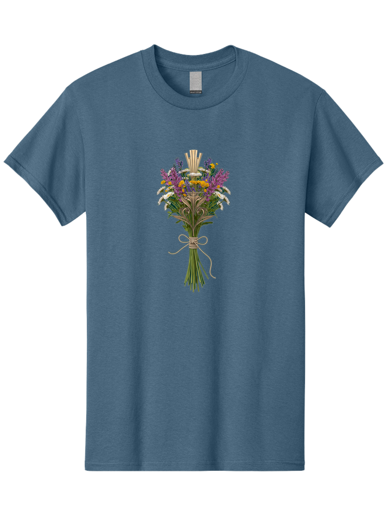 Wildflower-Bouquet-11 Men'S Graphic Tee, 100% Cotton, Comfortable Casual Summer Wear, Machine Washable, Vintage Camera, Old Camera, Antique Camera, Black Camera, Classic Photography, Photography Equipment, Nostalgic Device, Film Camera, Baf651