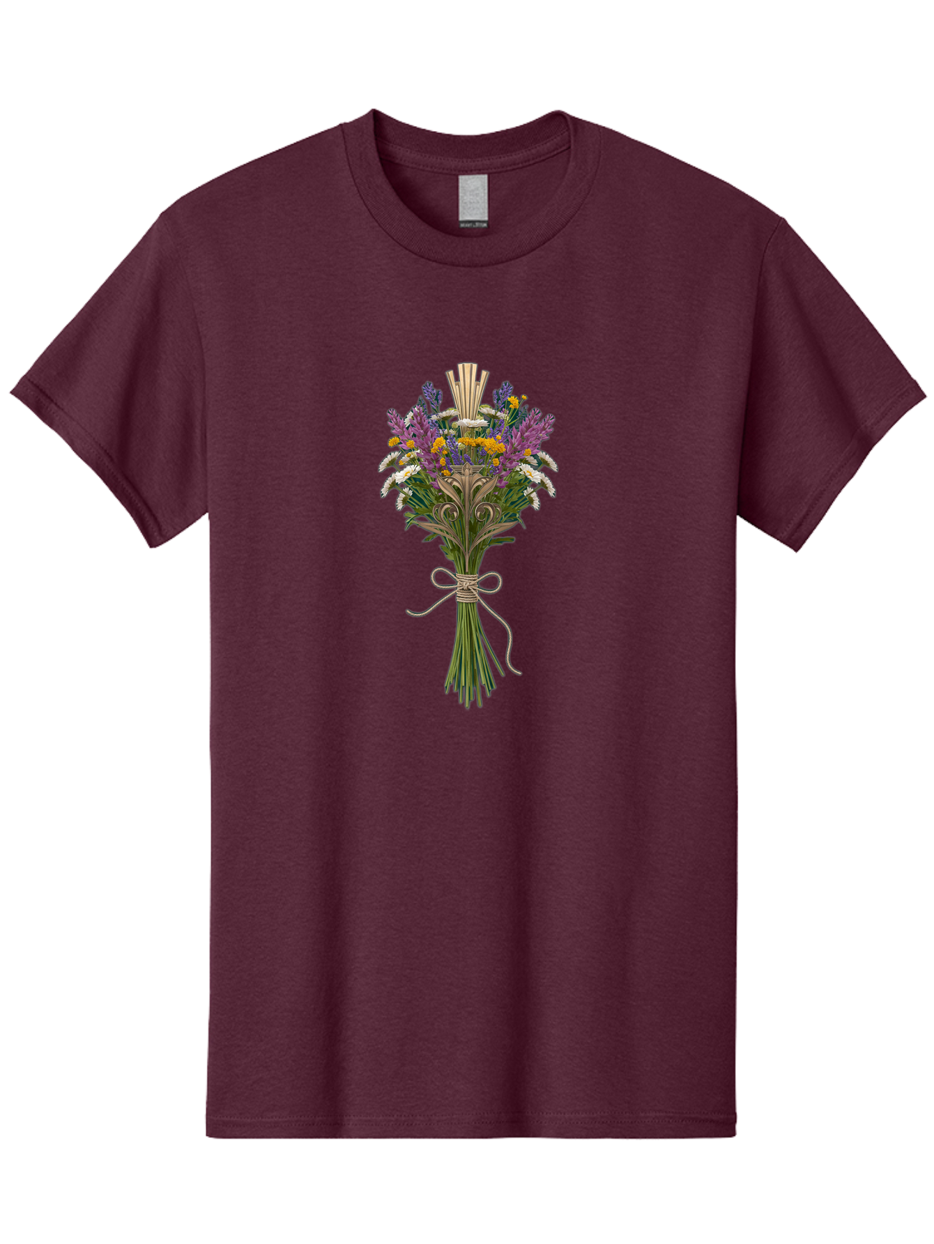 Wildflower-Bouquet-11 Men'S Graphic Tee, 100% Cotton, Comfortable Casual Summer Wear, Machine Washable, Vintage Camera, Old Camera, Antique Camera, Black Camera, Classic Photography, Photography Equipment, Nostalgic Device, Film Camera, Baf651