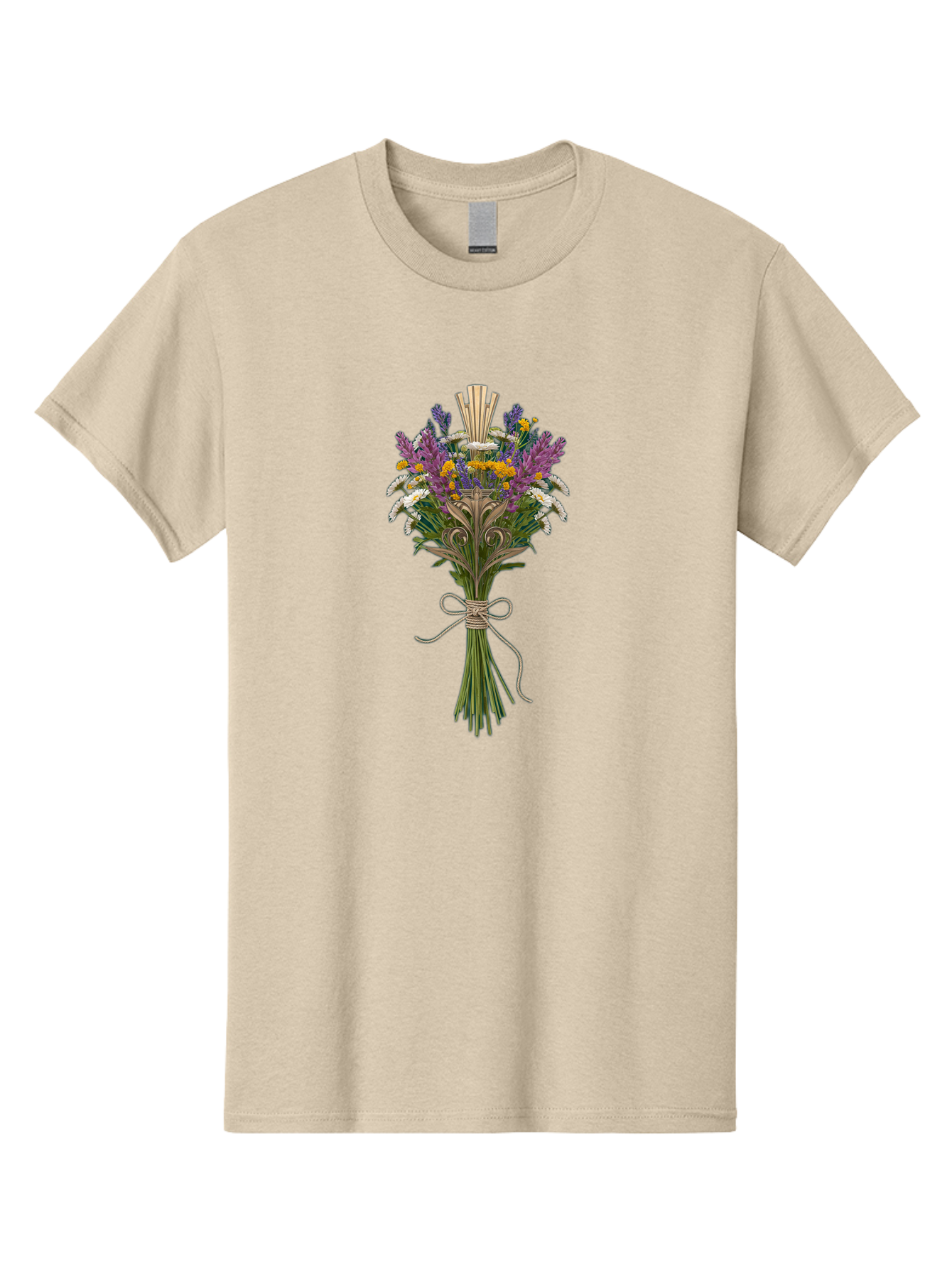 Wildflower-Bouquet-11 Men'S Graphic Tee, 100% Cotton, Comfortable Casual Summer Wear, Machine Washable, Vintage Camera, Old Camera, Antique Camera, Black Camera, Classic Photography, Photography Equipment, Nostalgic Device, Film Camera, Baf651