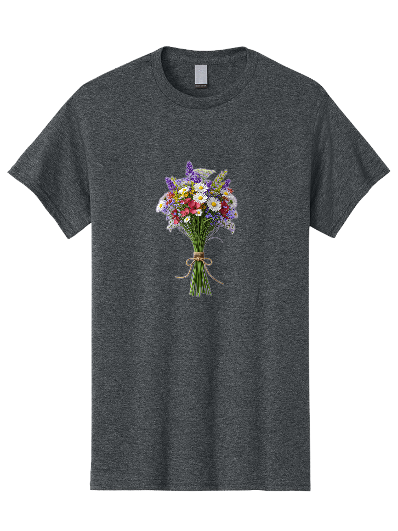 Wildflower-Bouquet-12 Men'S Graphic Tee, 100% Cotton, Comfortable Casual Summer Wear, Machine Washable, Vintage Camera, Old Camera, Antique Camera, Black Camera, Classic Photography, Photography Equipment, Nostalgic Device, Film Camera, Baf652