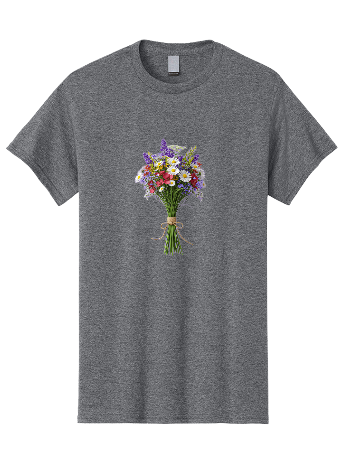 Wildflower-Bouquet-12 Men'S Graphic Tee, 100% Cotton, Comfortable Casual Summer Wear, Machine Washable, Vintage Camera, Old Camera, Antique Camera, Black Camera, Classic Photography, Photography Equipment, Nostalgic Device, Film Camera, Baf652