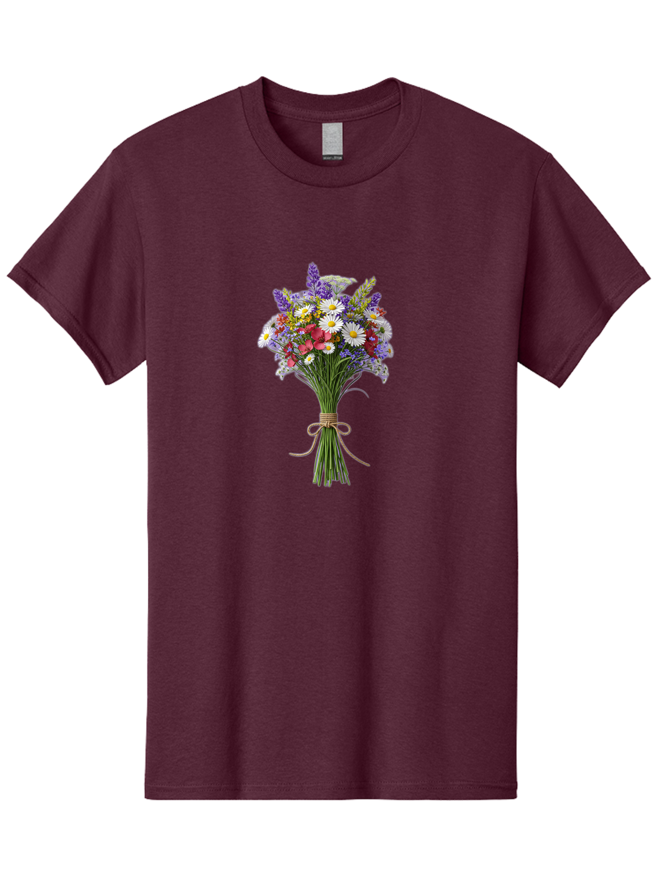 Wildflower-Bouquet-12 Men'S Graphic Tee, 100% Cotton, Comfortable Casual Summer Wear, Machine Washable, Vintage Camera, Old Camera, Antique Camera, Black Camera, Classic Photography, Photography Equipment, Nostalgic Device, Film Camera, Baf652