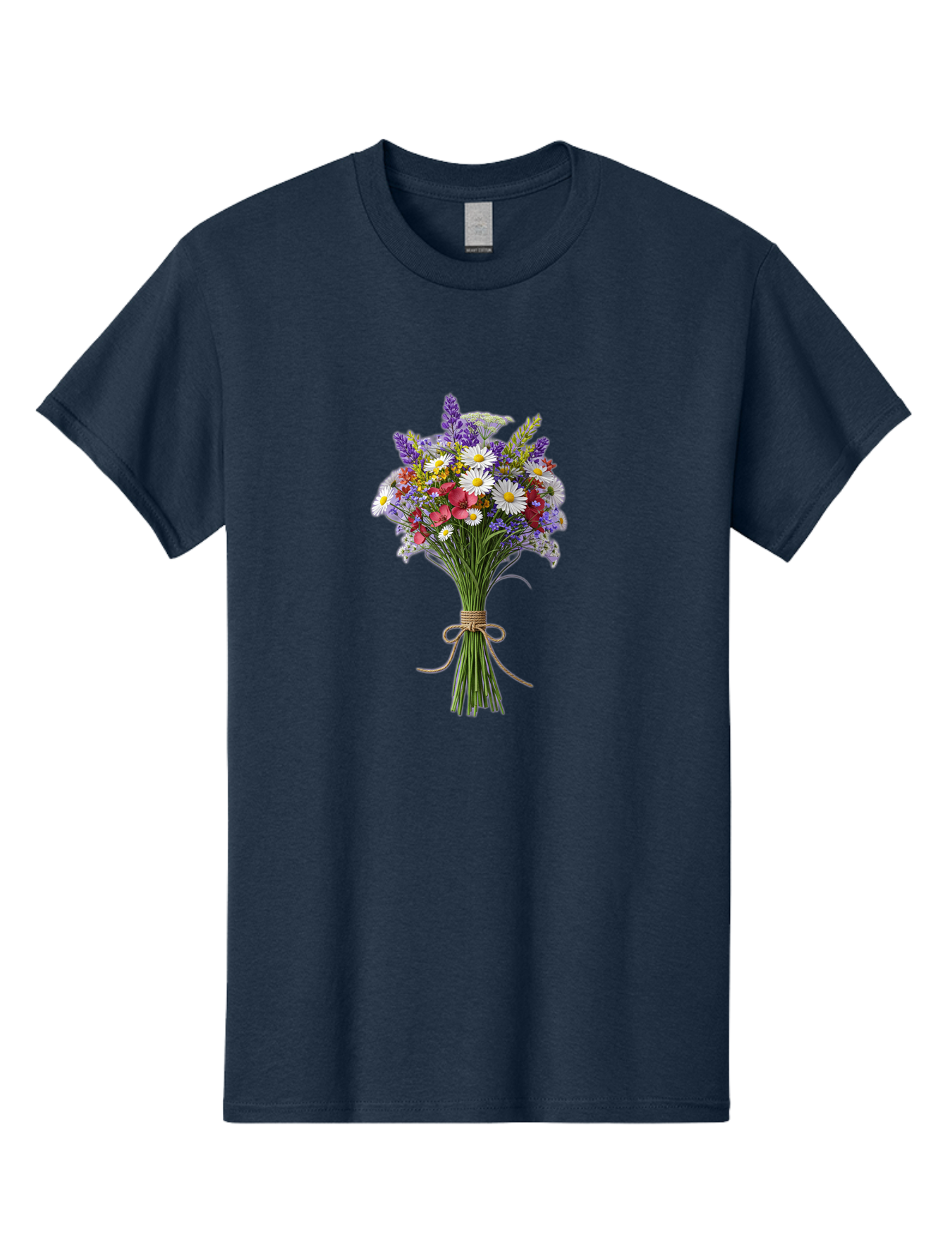 Wildflower-Bouquet-12 Men'S Graphic Tee, 100% Cotton, Comfortable Casual Summer Wear, Machine Washable, Vintage Camera, Old Camera, Antique Camera, Black Camera, Classic Photography, Photography Equipment, Nostalgic Device, Film Camera, Baf652