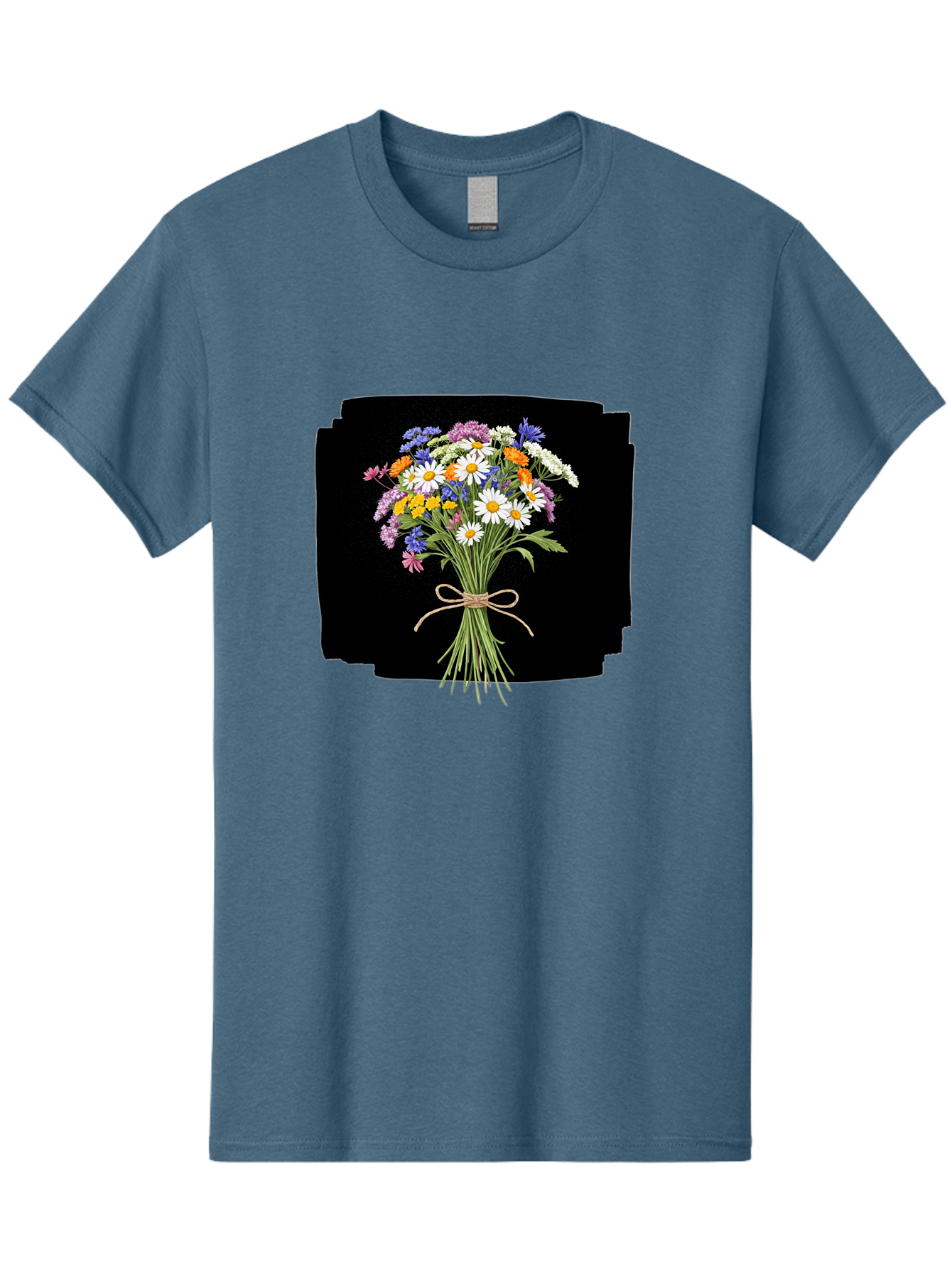 Wildflower-Bouquet-13 Men'S Graphic Tee, 100% Cotton, Comfortable Casual Summer Wear, Machine Washable, Vintage Camera, Old Camera, Antique Camera, Black Camera, Classic Photography, Photography Equipment, Nostalgic Device, Film Camera, Baf653
