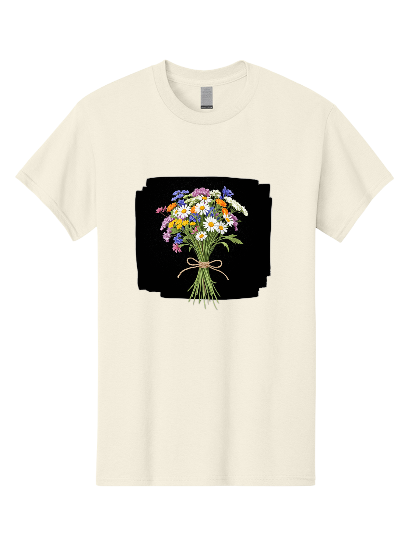 Wildflower-Bouquet-13 Men'S Graphic Tee, 100% Cotton, Comfortable Casual Summer Wear, Machine Washable, Vintage Camera, Old Camera, Antique Camera, Black Camera, Classic Photography, Photography Equipment, Nostalgic Device, Film Camera, Baf653