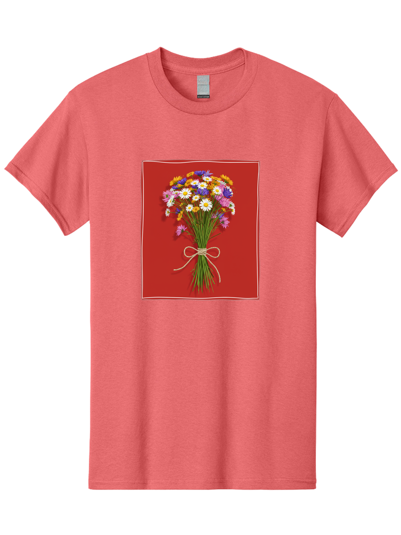 Wildflower-Bouquet-14 Men'S Graphic Tee, 100% Cotton, Comfortable Casual Summer Wear, Machine Washable, Vintage Camera, Old Camera, Antique Camera, Black Camera, Classic Photography, Photography Equipment, Nostalgic Device, Film Camera, Baf654