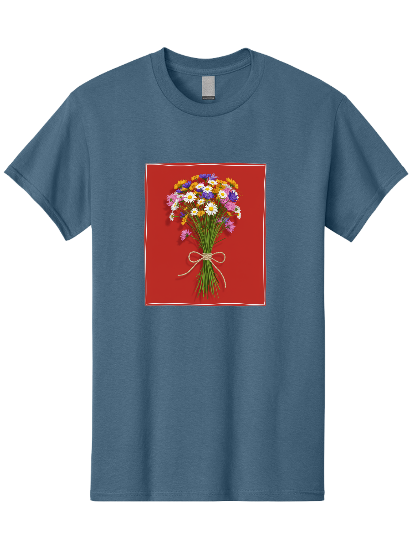 Wildflower-Bouquet-14 Men'S Graphic Tee, 100% Cotton, Comfortable Casual Summer Wear, Machine Washable, Vintage Camera, Old Camera, Antique Camera, Black Camera, Classic Photography, Photography Equipment, Nostalgic Device, Film Camera, Baf654