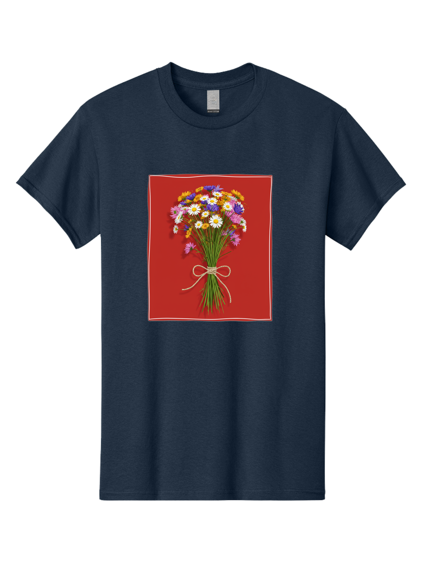 Wildflower-Bouquet-14 Men'S Graphic Tee, 100% Cotton, Comfortable Casual Summer Wear, Machine Washable, Vintage Camera, Old Camera, Antique Camera, Black Camera, Classic Photography, Photography Equipment, Nostalgic Device, Film Camera, Baf654