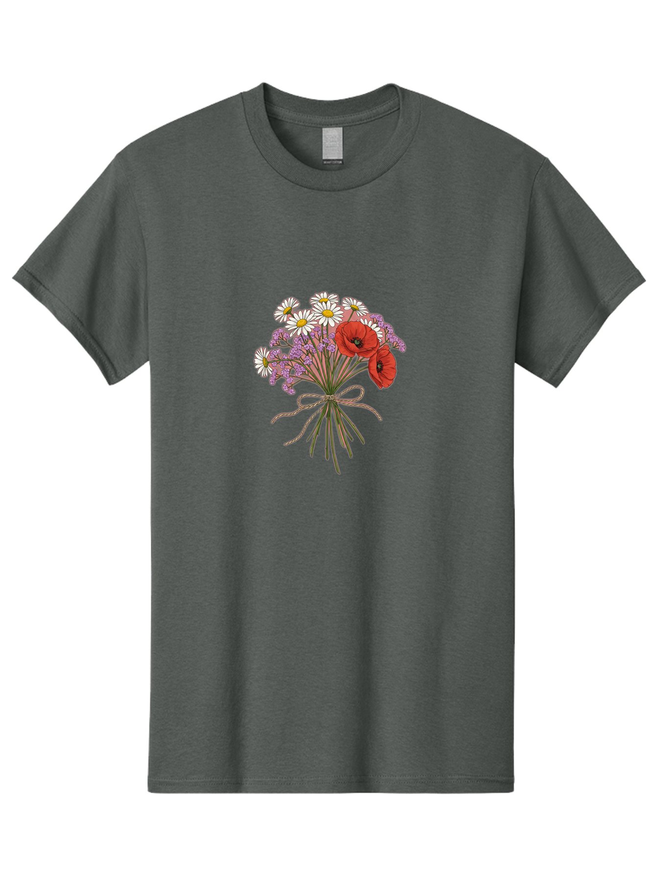 Wildflower-Bouquet-2 Men'S Graphic Tee, 100% Cotton, Comfortable Casual Summer Wear, Machine Washable, Vintage Camera, Old Camera, Antique Camera, Black Camera, Classic Photography, Photography Equipment, Nostalgic Device, Film Camera, Baf655