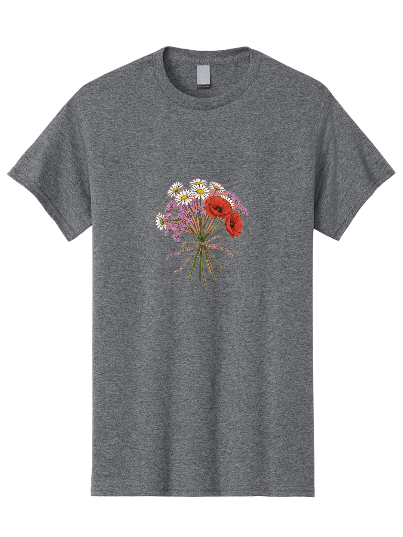 Wildflower-Bouquet-2 Men'S Graphic Tee, 100% Cotton, Comfortable Casual Summer Wear, Machine Washable, Vintage Camera, Old Camera, Antique Camera, Black Camera, Classic Photography, Photography Equipment, Nostalgic Device, Film Camera, Baf655