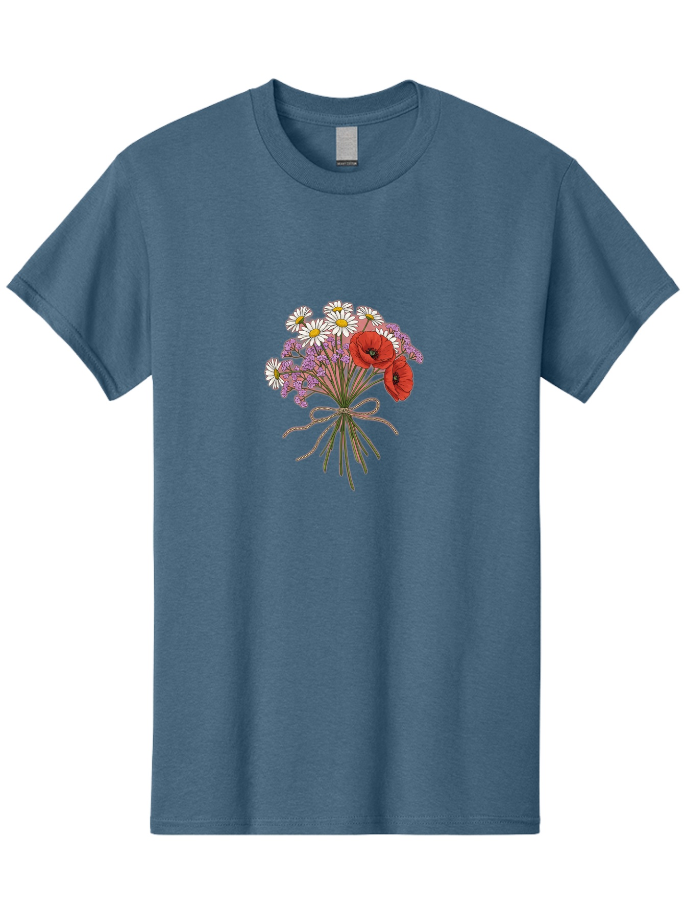 Wildflower-Bouquet-2 Men'S Graphic Tee, 100% Cotton, Comfortable Casual Summer Wear, Machine Washable, Vintage Camera, Old Camera, Antique Camera, Black Camera, Classic Photography, Photography Equipment, Nostalgic Device, Film Camera, Baf655
