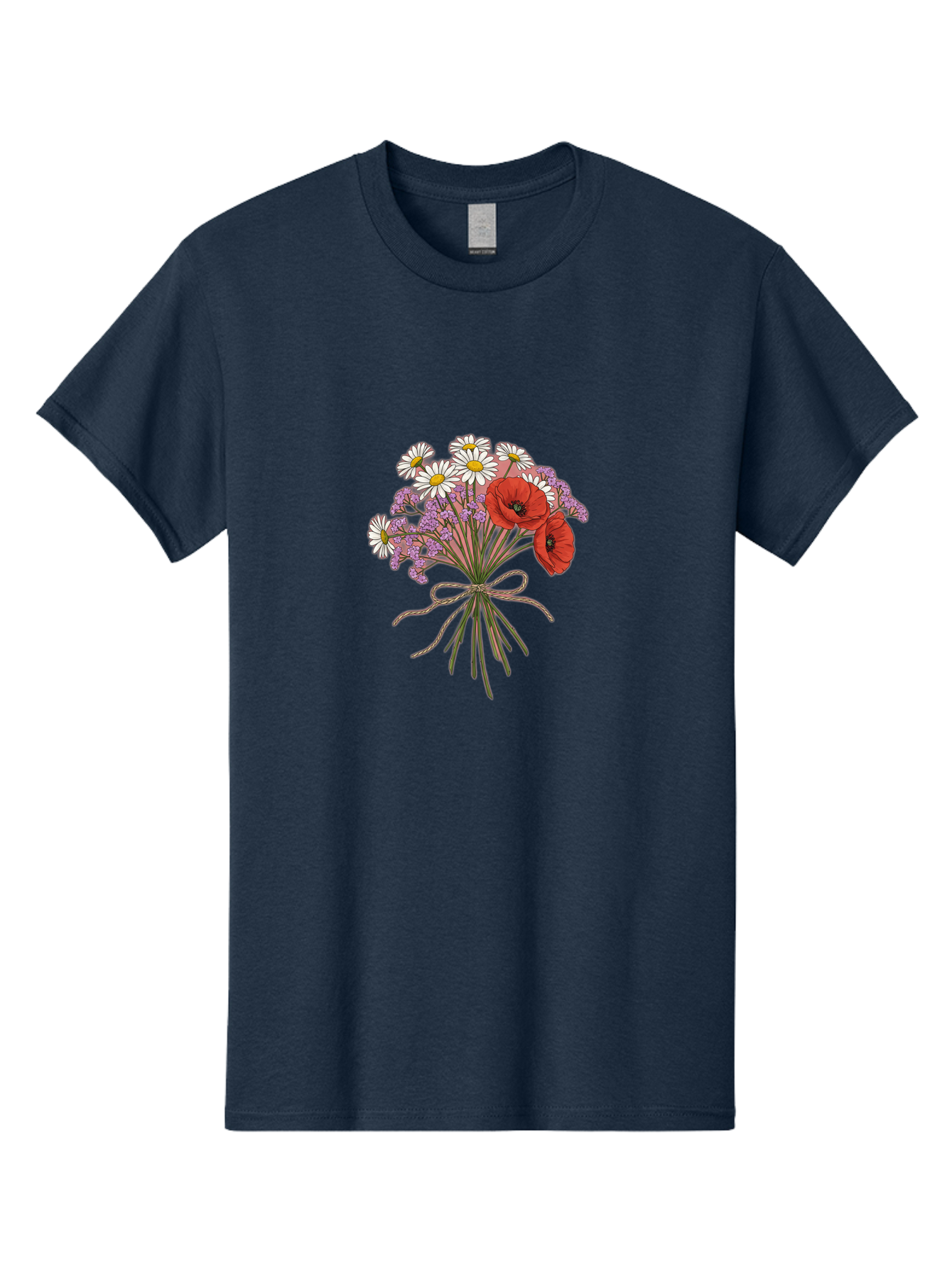 Wildflower-Bouquet-2 Men'S Graphic Tee, 100% Cotton, Comfortable Casual Summer Wear, Machine Washable, Vintage Camera, Old Camera, Antique Camera, Black Camera, Classic Photography, Photography Equipment, Nostalgic Device, Film Camera, Baf655