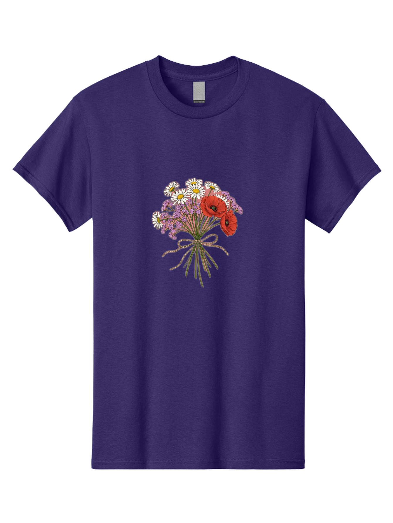 Wildflower-Bouquet-2 Men'S Graphic Tee, 100% Cotton, Comfortable Casual Summer Wear, Machine Washable, Vintage Camera, Old Camera, Antique Camera, Black Camera, Classic Photography, Photography Equipment, Nostalgic Device, Film Camera, Baf655