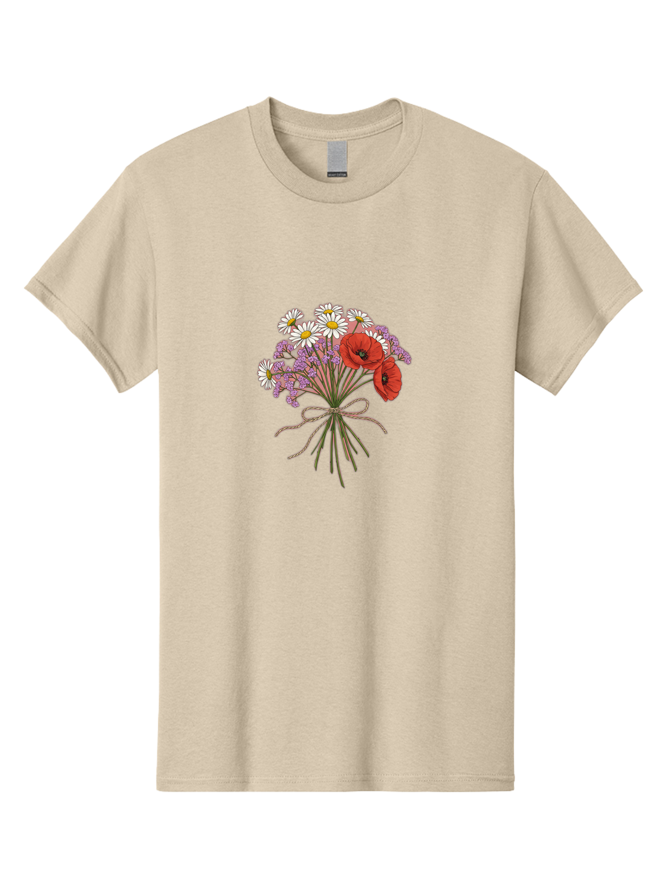 Wildflower-Bouquet-2 Men'S Graphic Tee, 100% Cotton, Comfortable Casual Summer Wear, Machine Washable, Vintage Camera, Old Camera, Antique Camera, Black Camera, Classic Photography, Photography Equipment, Nostalgic Device, Film Camera, Baf655