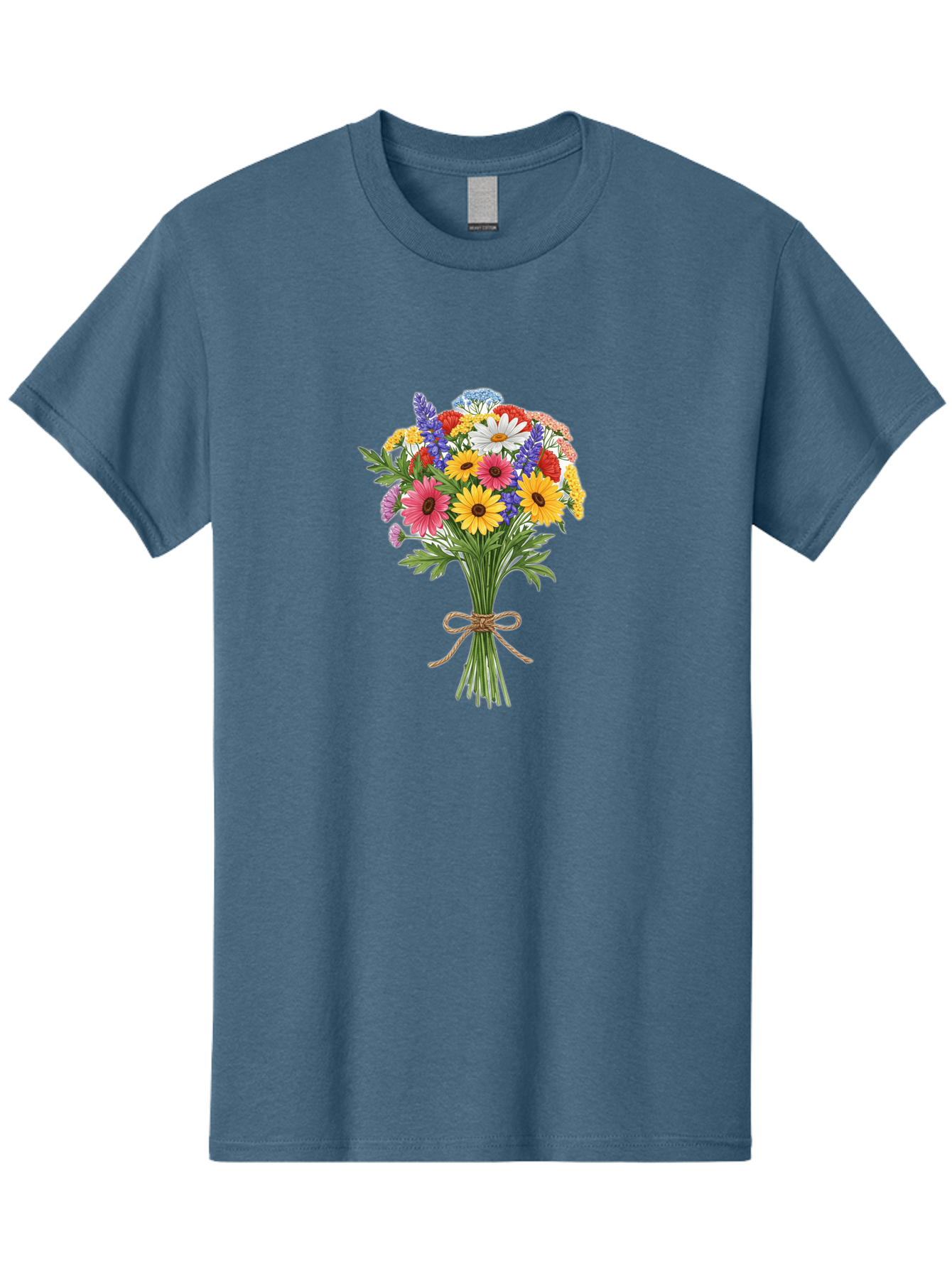 Wildflower-Bouquet-3 Men'S Graphic Tee, 100% Cotton, Comfortable Casual Summer Wear, Machine Washable, Vintage Camera, Old Camera, Antique Camera, Black Camera, Classic Photography, Photography Equipment, Nostalgic Device, Film Camera, Baf656