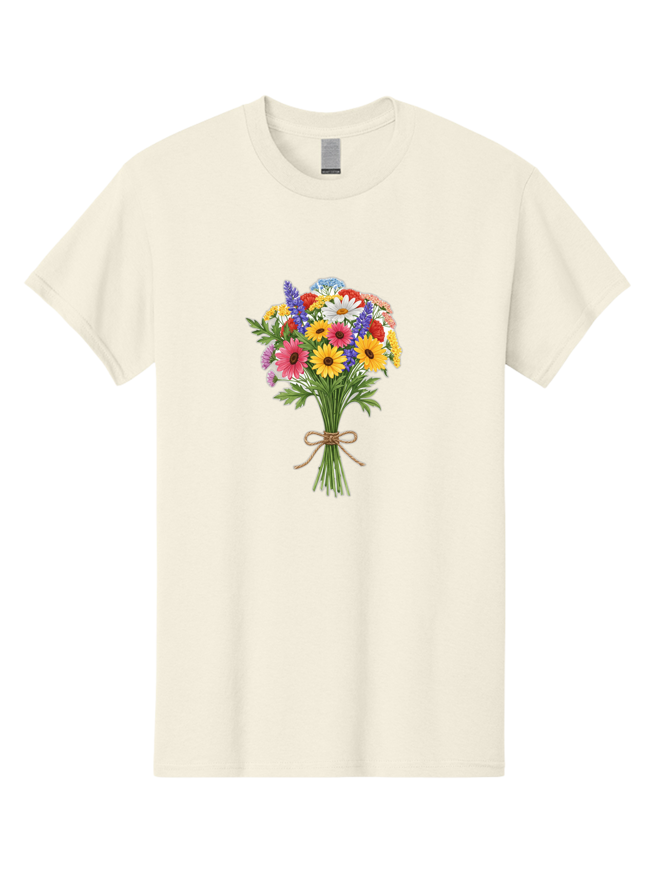 Wildflower-Bouquet-3 Men'S Graphic Tee, 100% Cotton, Comfortable Casual Summer Wear, Machine Washable, Vintage Camera, Old Camera, Antique Camera, Black Camera, Classic Photography, Photography Equipment, Nostalgic Device, Film Camera, Baf656