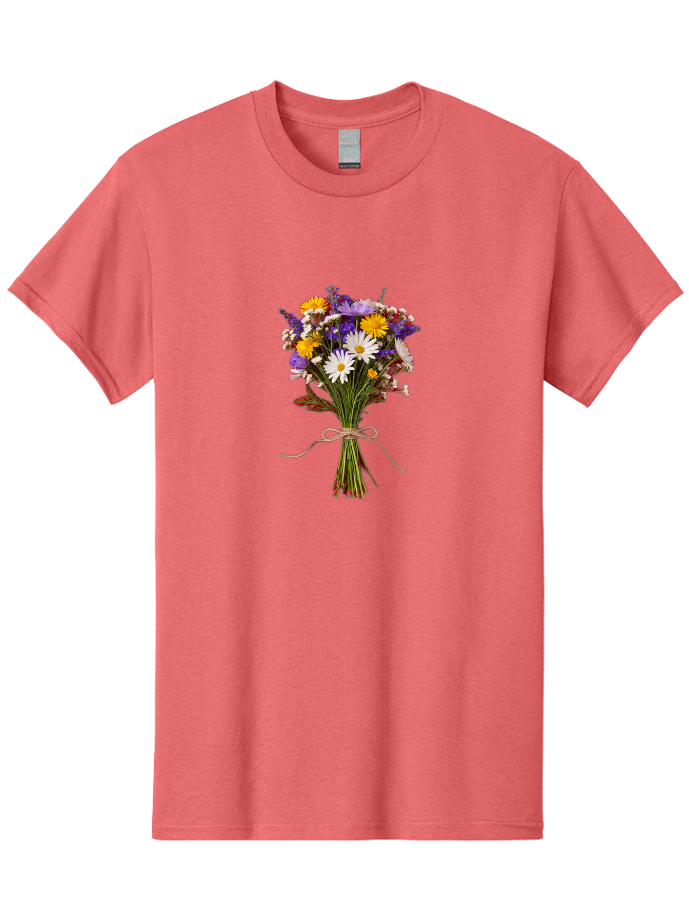 Wildflower-Bouquet-5 Men'S Graphic Tee, 100% Cotton, Comfortable Casual Summer Wear, Machine Washable, Vintage Camera, Old Camera, Antique Camera, Black Camera, Classic Photography, Photography Equipment, Nostalgic Device, Film Camera, Baf658