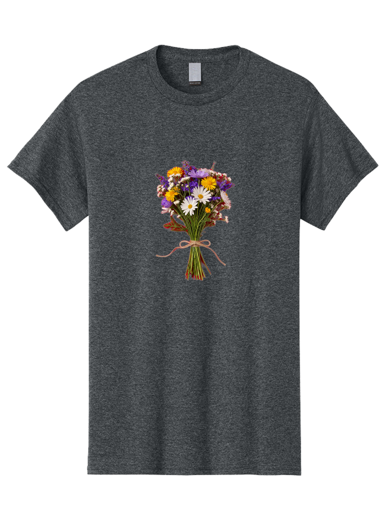 Wildflower-Bouquet-5 Men'S Graphic Tee, 100% Cotton, Comfortable Casual Summer Wear, Machine Washable, Vintage Camera, Old Camera, Antique Camera, Black Camera, Classic Photography, Photography Equipment, Nostalgic Device, Film Camera, Baf658