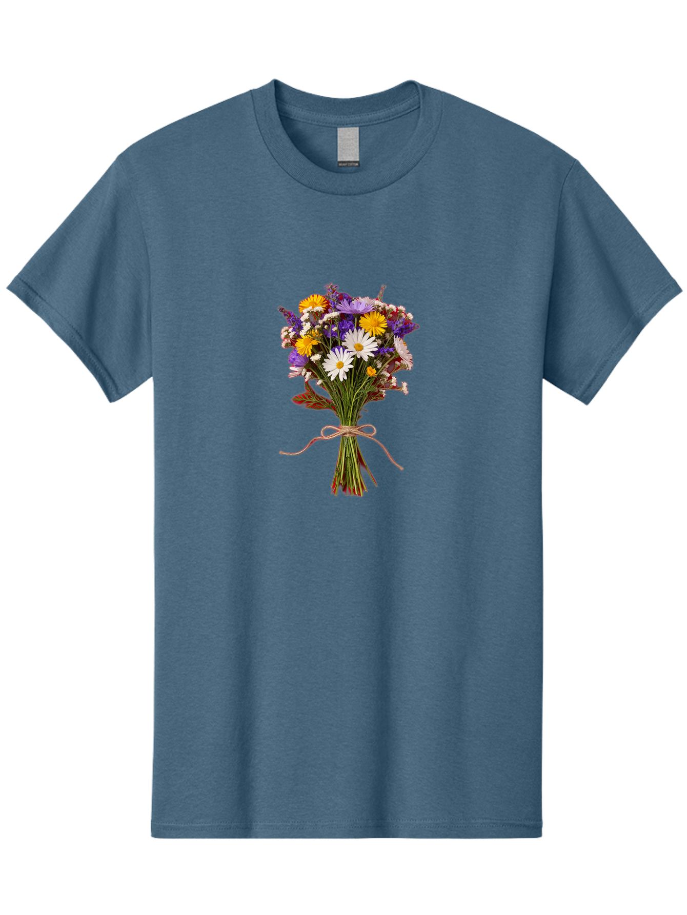 Wildflower-Bouquet-5 Men'S Graphic Tee, 100% Cotton, Comfortable Casual Summer Wear, Machine Washable, Vintage Camera, Old Camera, Antique Camera, Black Camera, Classic Photography, Photography Equipment, Nostalgic Device, Film Camera, Baf658