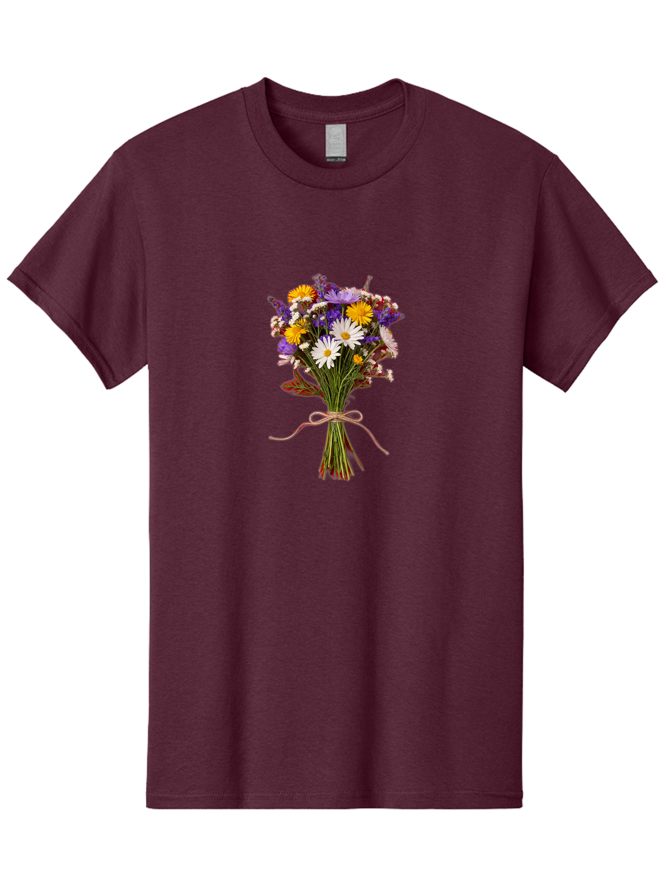 Wildflower-Bouquet-5 Men'S Graphic Tee, 100% Cotton, Comfortable Casual Summer Wear, Machine Washable, Vintage Camera, Old Camera, Antique Camera, Black Camera, Classic Photography, Photography Equipment, Nostalgic Device, Film Camera, Baf658