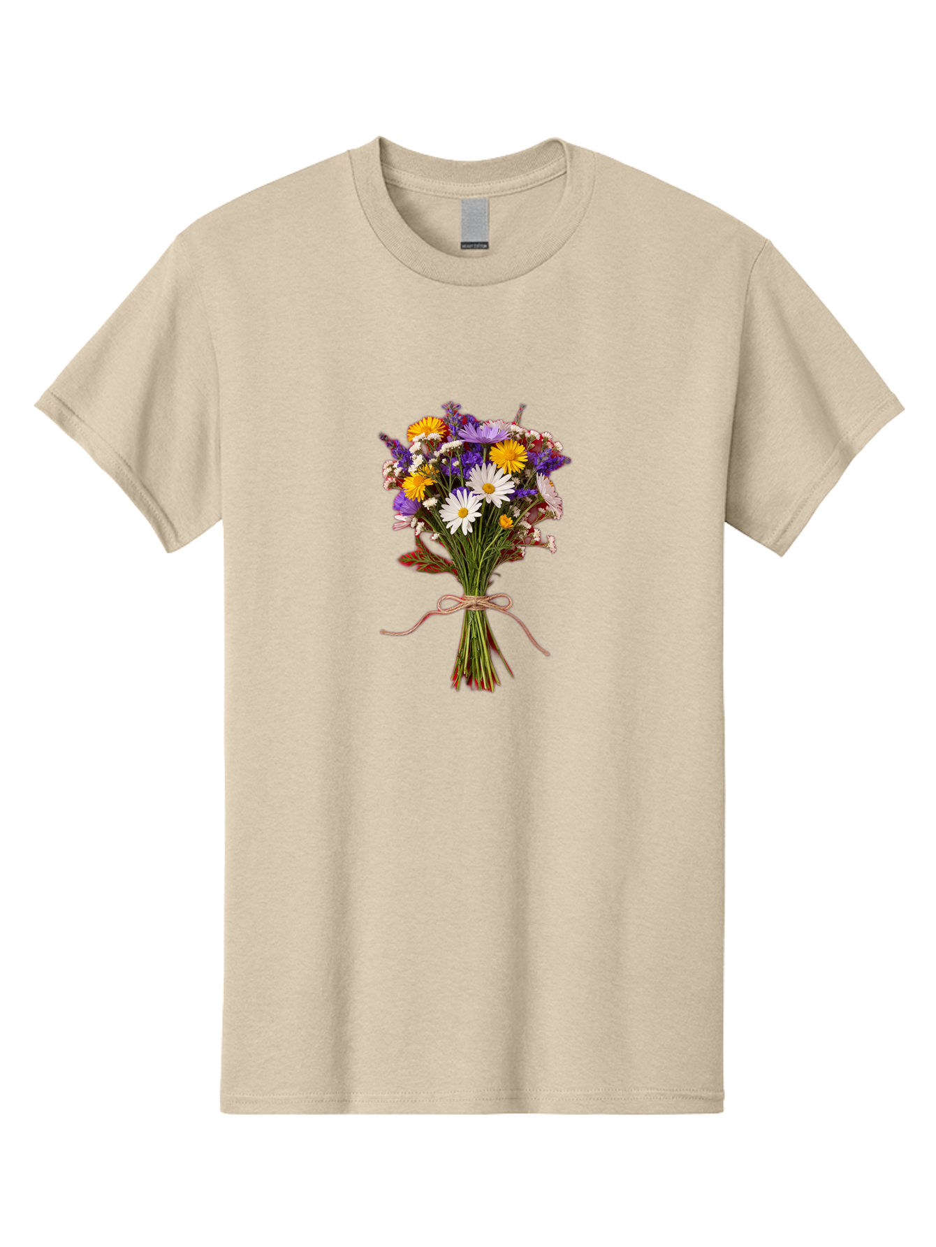 Wildflower-Bouquet-5 Men'S Graphic Tee, 100% Cotton, Comfortable Casual Summer Wear, Machine Washable, Vintage Camera, Old Camera, Antique Camera, Black Camera, Classic Photography, Photography Equipment, Nostalgic Device, Film Camera, Baf658