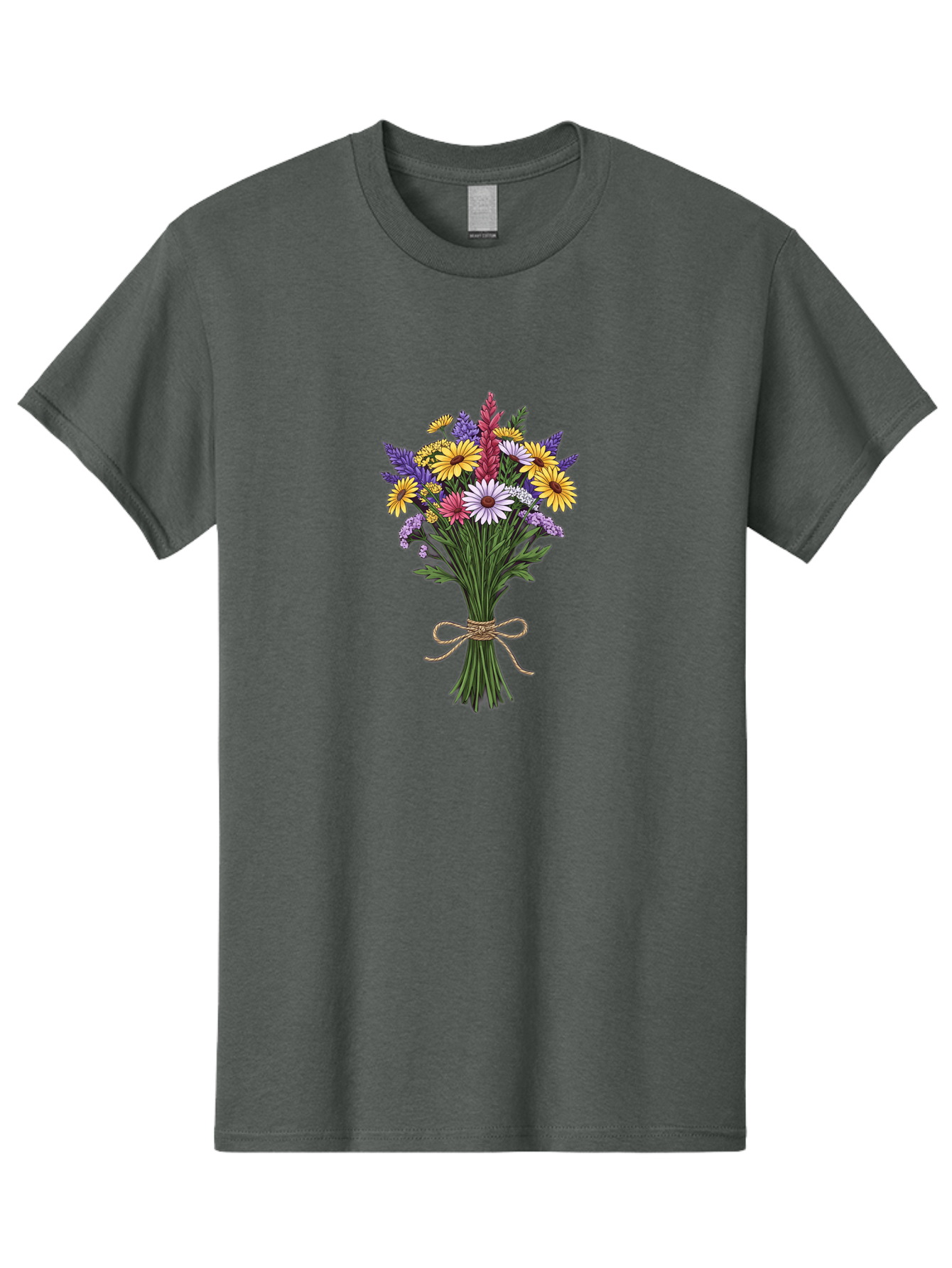 Wildflower-Bouquet-6 Men'S Graphic Tee, 100% Cotton, Comfortable Casual Summer Wear, Machine Washable, Vintage Camera, Old Camera, Antique Camera, Black Camera, Classic Photography, Photography Equipment, Nostalgic Device, Film Camera, Baf659
