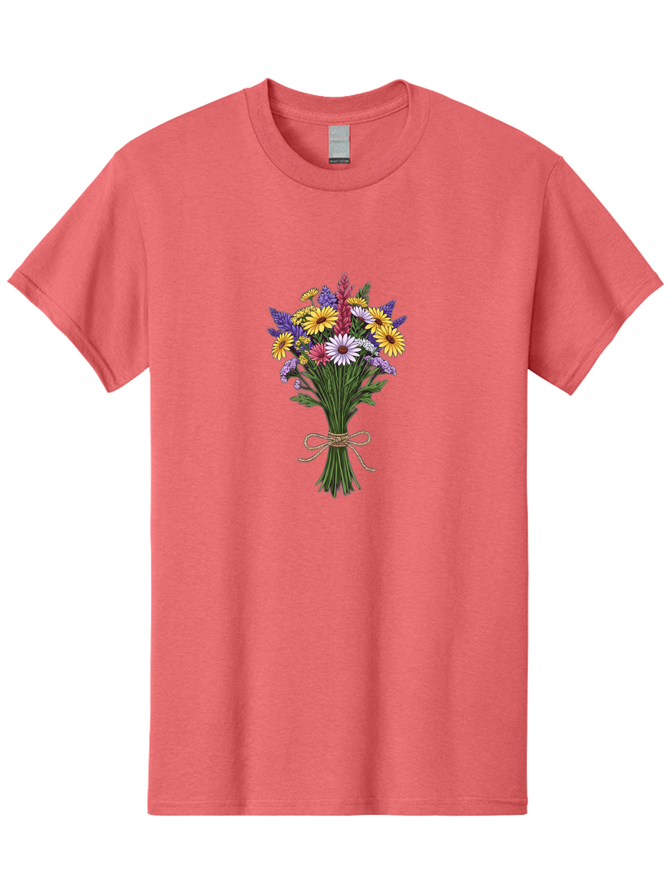 Wildflower-Bouquet-6 Men'S Graphic Tee, 100% Cotton, Comfortable Casual Summer Wear, Machine Washable, Vintage Camera, Old Camera, Antique Camera, Black Camera, Classic Photography, Photography Equipment, Nostalgic Device, Film Camera, Baf659