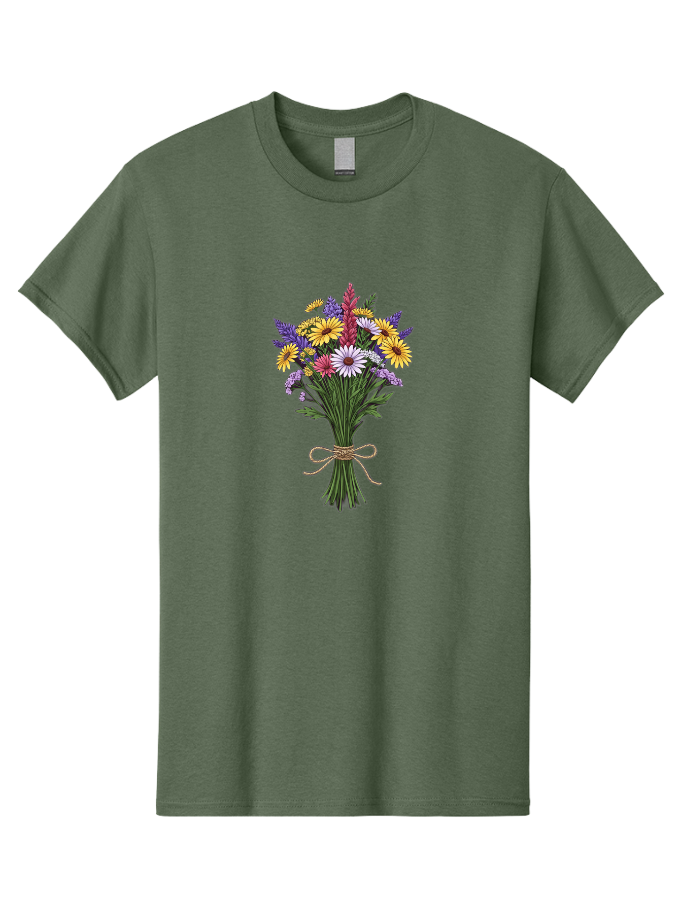 Wildflower-Bouquet-6 Men'S Graphic Tee, 100% Cotton, Comfortable Casual Summer Wear, Machine Washable, Vintage Camera, Old Camera, Antique Camera, Black Camera, Classic Photography, Photography Equipment, Nostalgic Device, Film Camera, Baf659