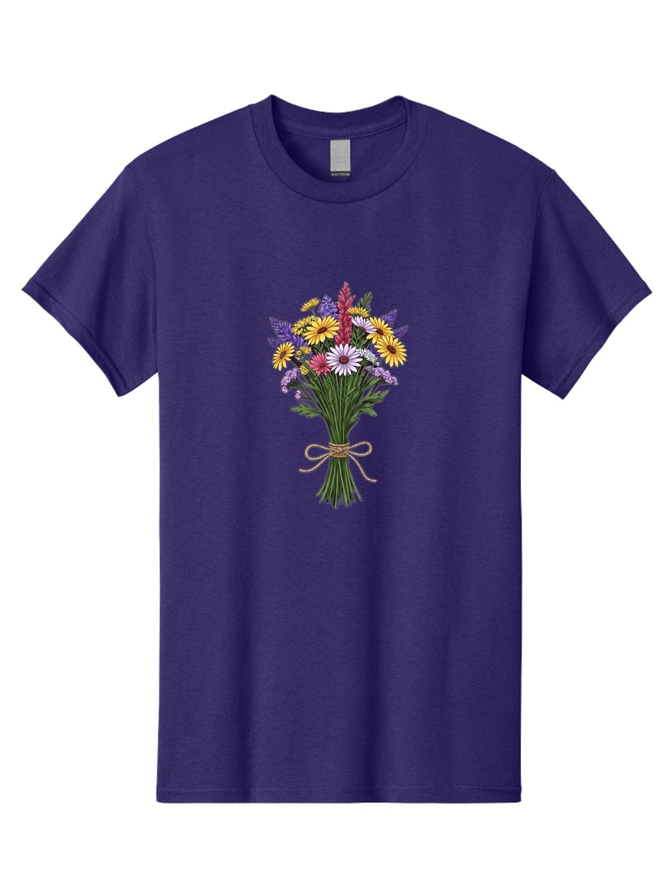 Wildflower-Bouquet-6 Men'S Graphic Tee, 100% Cotton, Comfortable Casual Summer Wear, Machine Washable, Vintage Camera, Old Camera, Antique Camera, Black Camera, Classic Photography, Photography Equipment, Nostalgic Device, Film Camera, Baf659