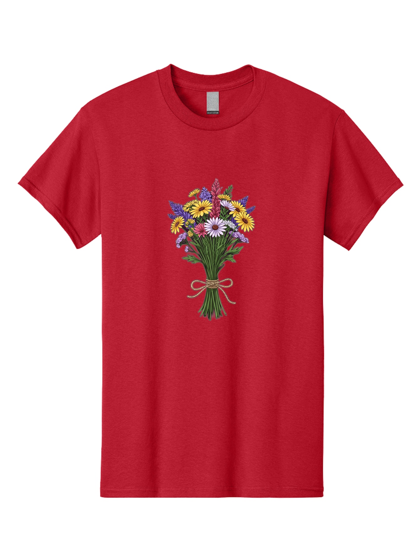 Wildflower-Bouquet-6 Men'S Graphic Tee, 100% Cotton, Comfortable Casual Summer Wear, Machine Washable, Vintage Camera, Old Camera, Antique Camera, Black Camera, Classic Photography, Photography Equipment, Nostalgic Device, Film Camera, Baf659