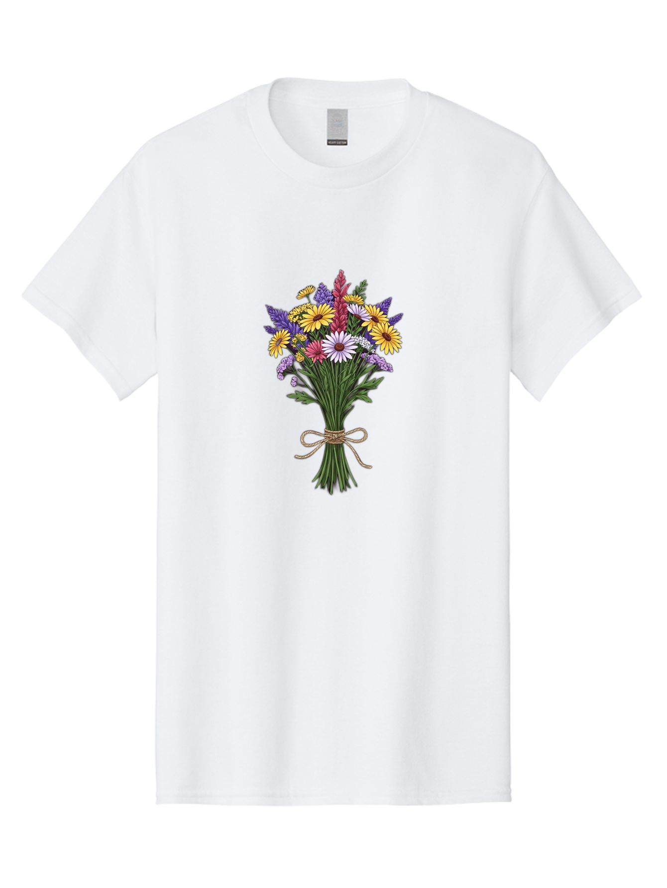 Wildflower-Bouquet-6 Men'S Graphic Tee, 100% Cotton, Comfortable Casual Summer Wear, Machine Washable, Vintage Camera, Old Camera, Antique Camera, Black Camera, Classic Photography, Photography Equipment, Nostalgic Device, Film Camera, Baf659