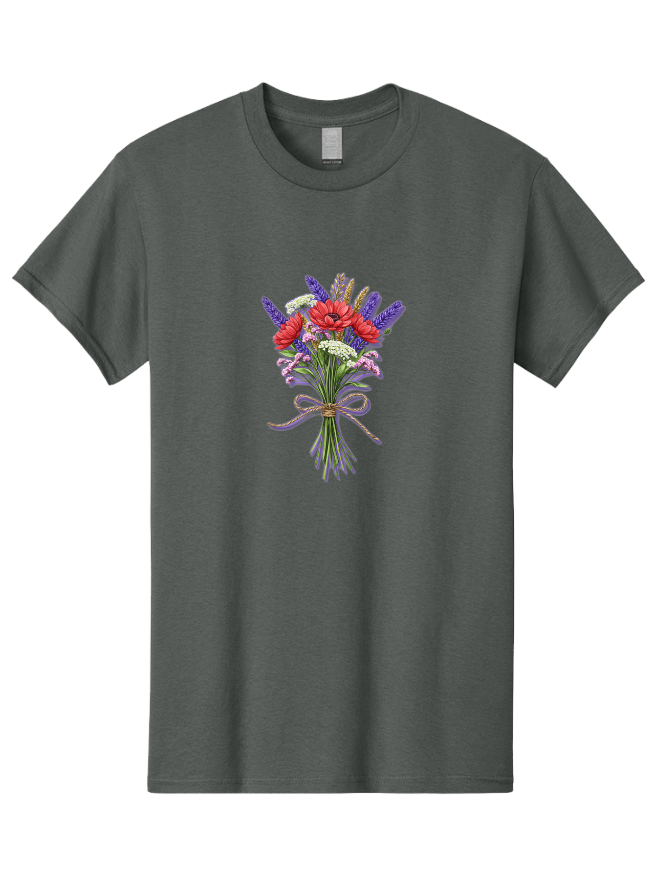 Wildflower-Bouquet-8 Men'S Graphic Tee, 100% Cotton, Comfortable Casual Summer Wear, Machine Washable, Vintage Camera, Old Camera, Antique Camera, Black Camera, Classic Photography, Photography Equipment, Nostalgic Device, Film Camera, Baf661