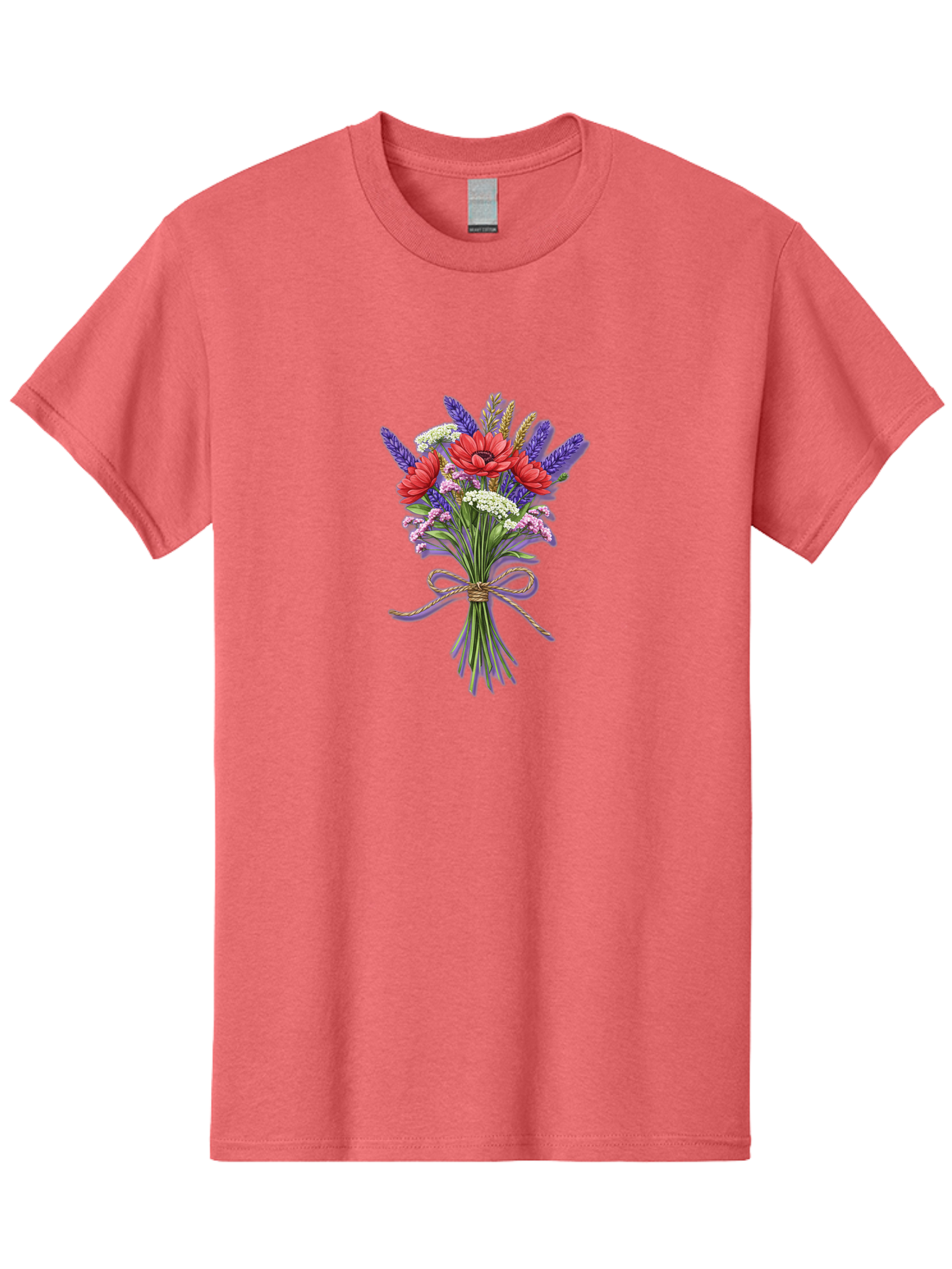 Wildflower-Bouquet-8 Men'S Graphic Tee, 100% Cotton, Comfortable Casual Summer Wear, Machine Washable, Vintage Camera, Old Camera, Antique Camera, Black Camera, Classic Photography, Photography Equipment, Nostalgic Device, Film Camera, Baf661
