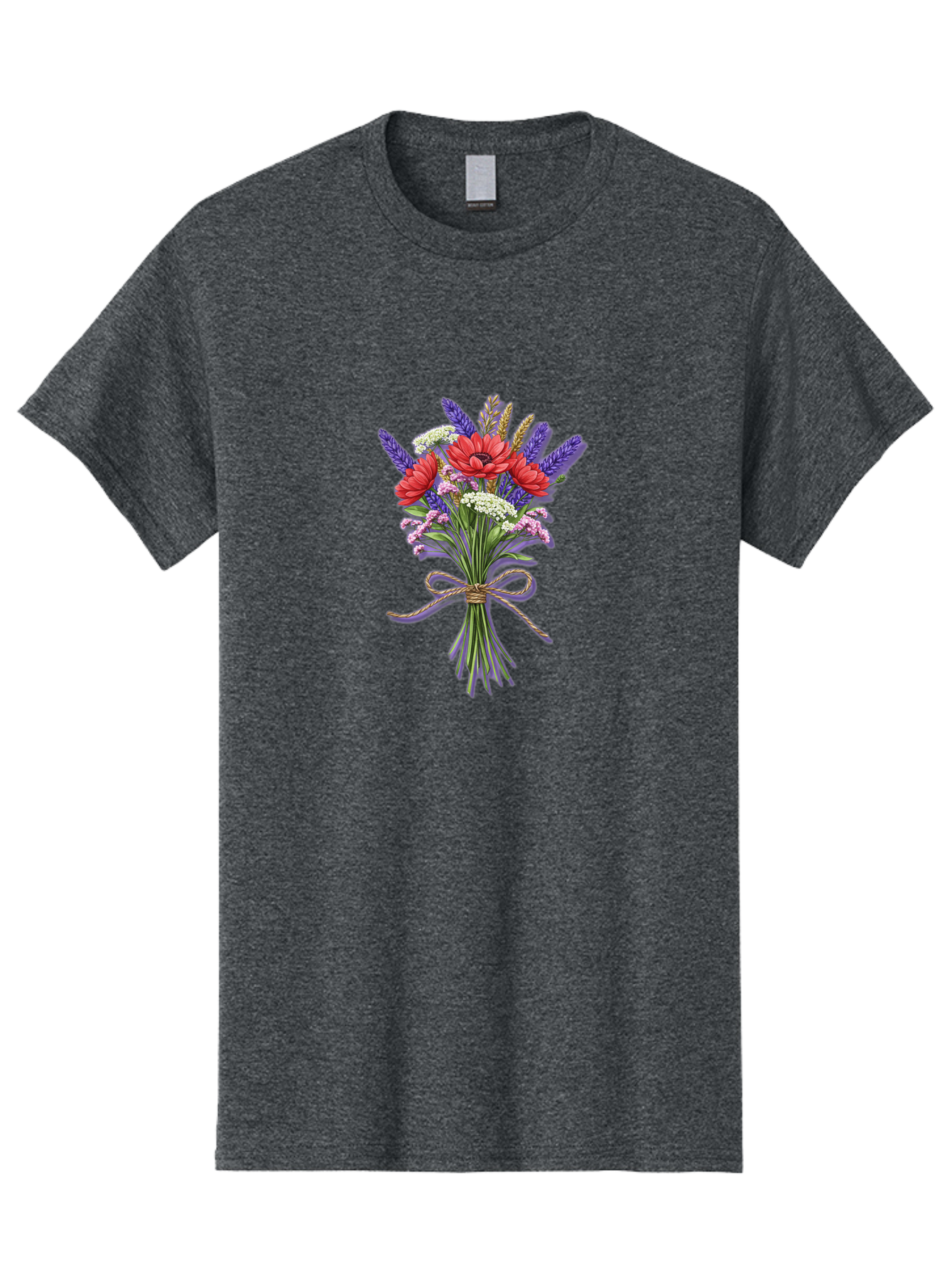Wildflower-Bouquet-8 Men'S Graphic Tee, 100% Cotton, Comfortable Casual Summer Wear, Machine Washable, Vintage Camera, Old Camera, Antique Camera, Black Camera, Classic Photography, Photography Equipment, Nostalgic Device, Film Camera, Baf661