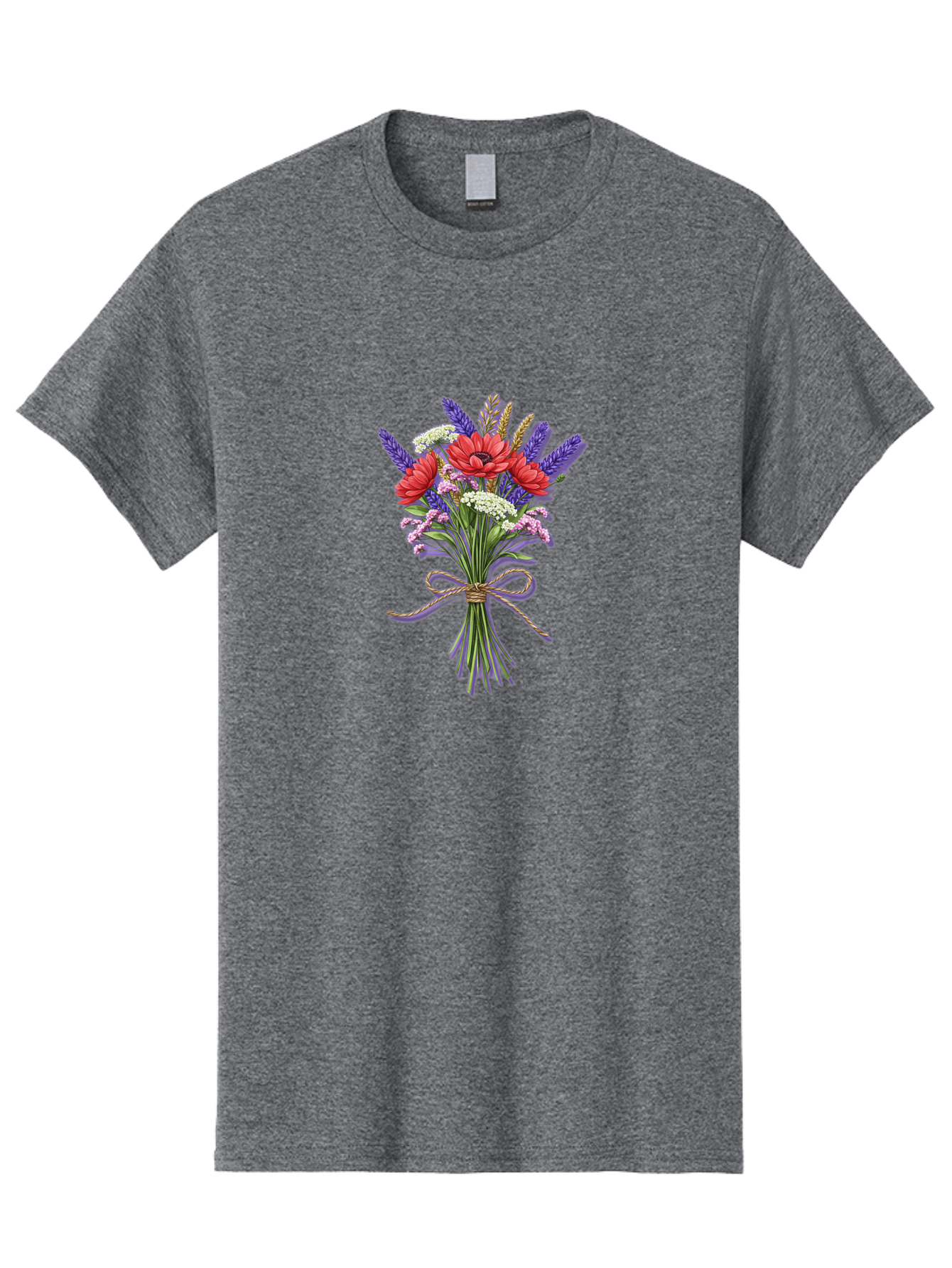 Wildflower-Bouquet-8 Men'S Graphic Tee, 100% Cotton, Comfortable Casual Summer Wear, Machine Washable, Vintage Camera, Old Camera, Antique Camera, Black Camera, Classic Photography, Photography Equipment, Nostalgic Device, Film Camera, Baf661