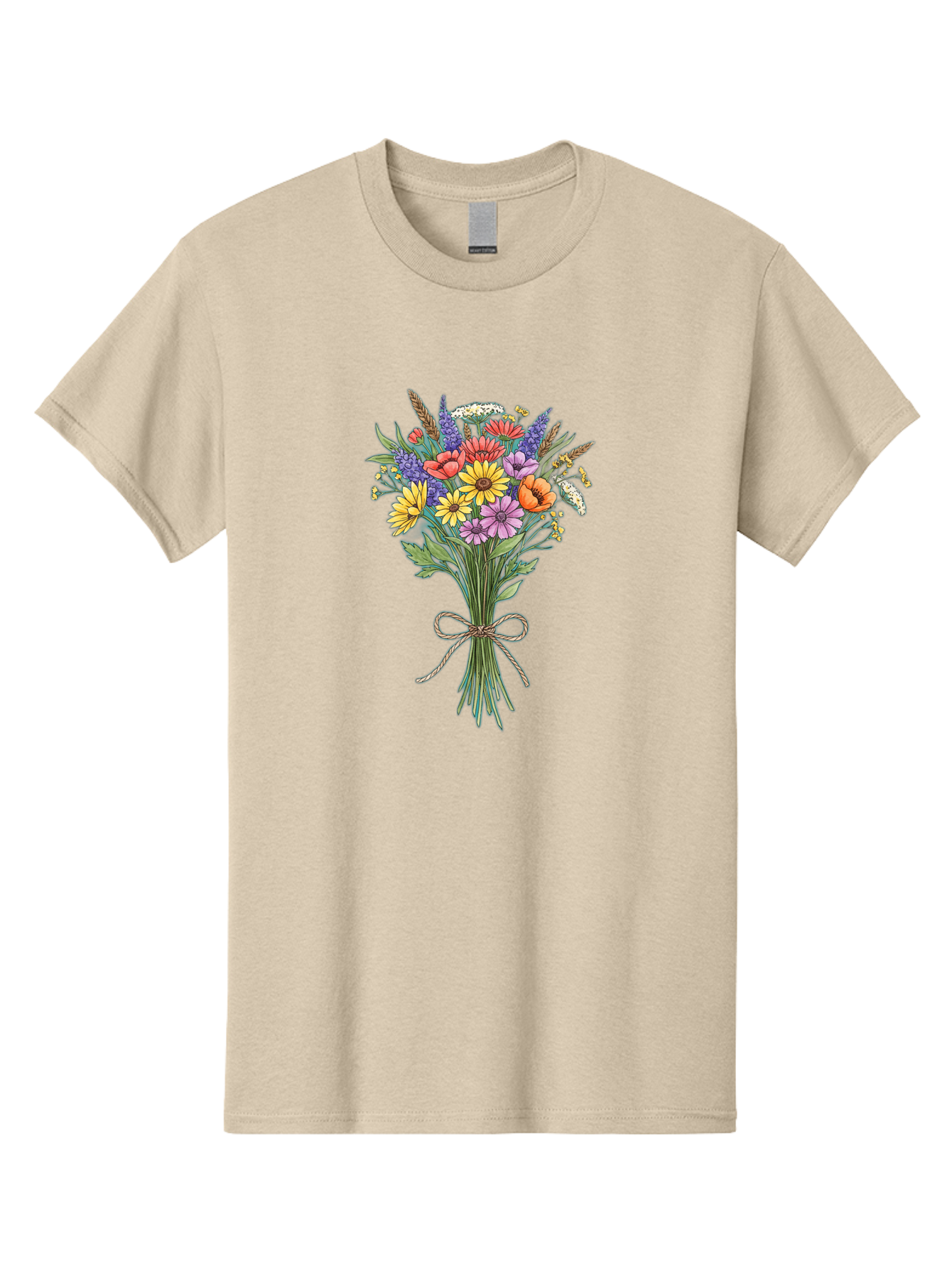 Wildflower-Bouquet-9 Men'S Graphic Tee, 100% Cotton, Comfortable Casual Summer Wear, Machine Washable, Vintage Camera, Old Camera, Antique Camera, Black Camera, Classic Photography, Photography Equipment, Nostalgic Device, Film Camera, Baf662