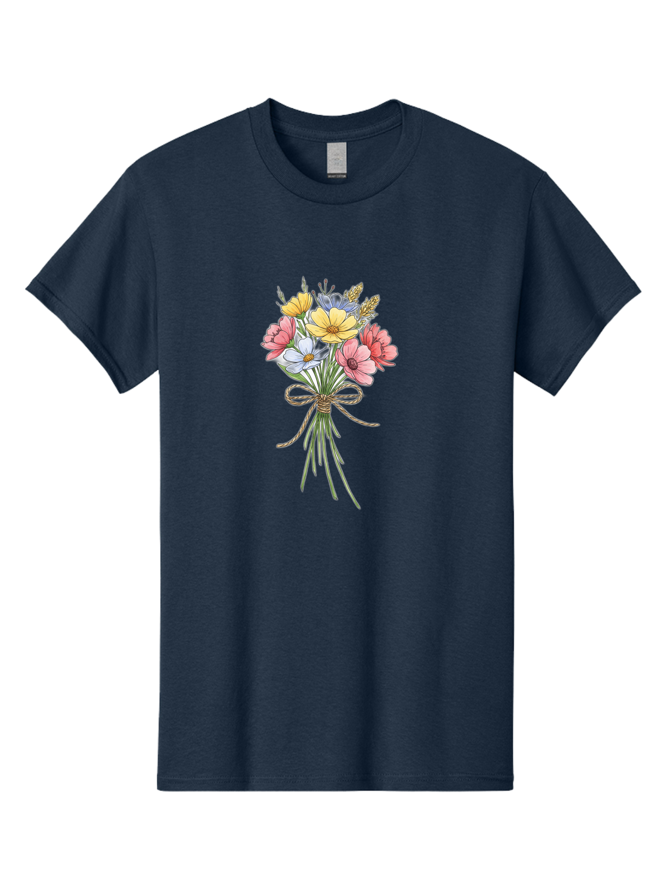 Wildflower-Bouquet Men'S Graphic Tee, 100% Cotton, Comfortable Casual Summer Wear, Machine Washable, Vintage Camera, Old Camera, Antique Camera, Black Camera, Classic Photography, Photography Equipment, Nostalgic Device, Film Camera, Baf663