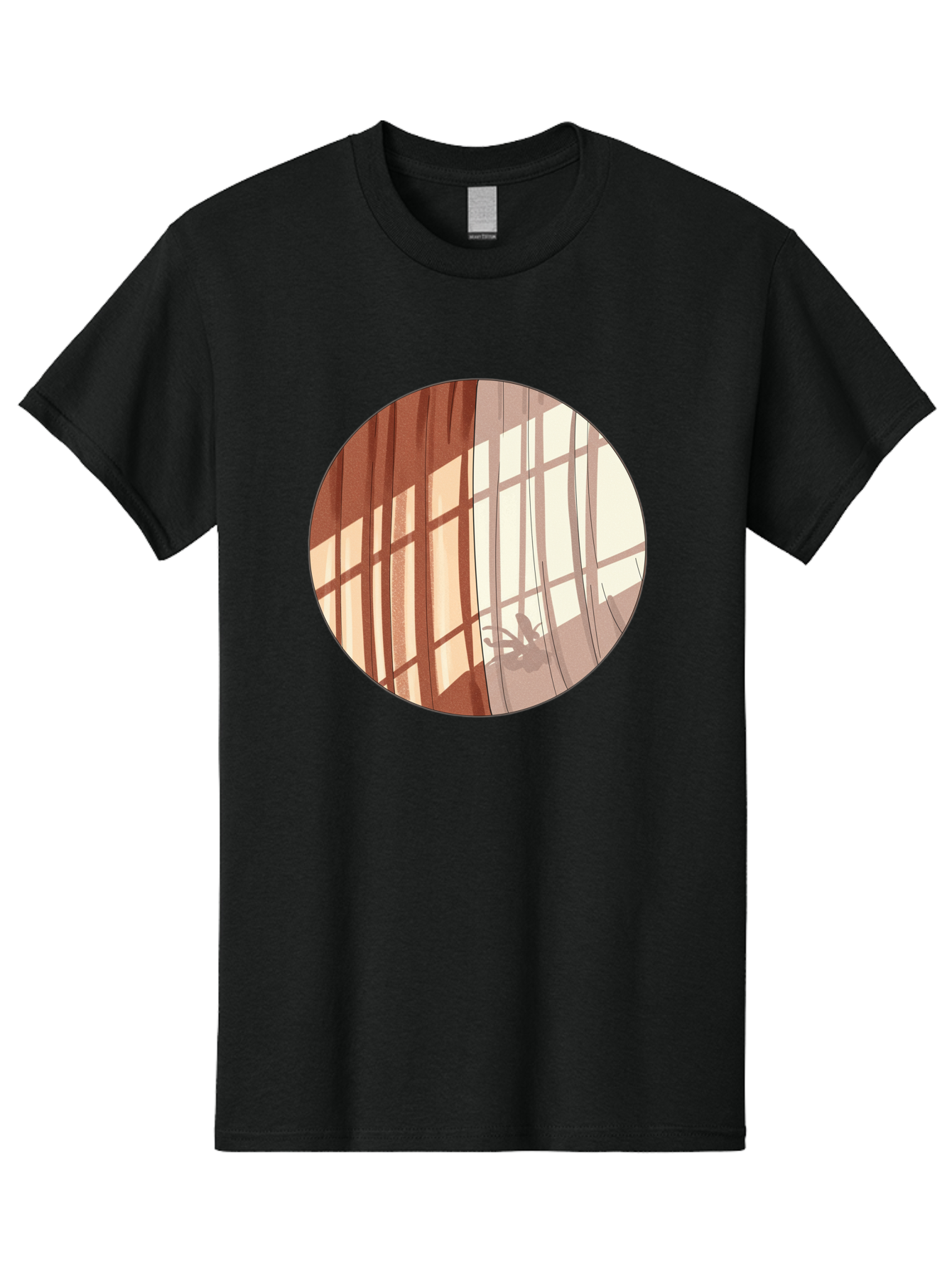 Window-Curtain-Shadows Men'S Graphic Tee, 100% Cotton, Comfortable Casual Summer Wear, Machine Washable, Vintage Camera, Old Camera, Antique Camera, Black Camera, Classic Photography, Photography Equipment, Nostalgic Device, Film Camera, Baf664