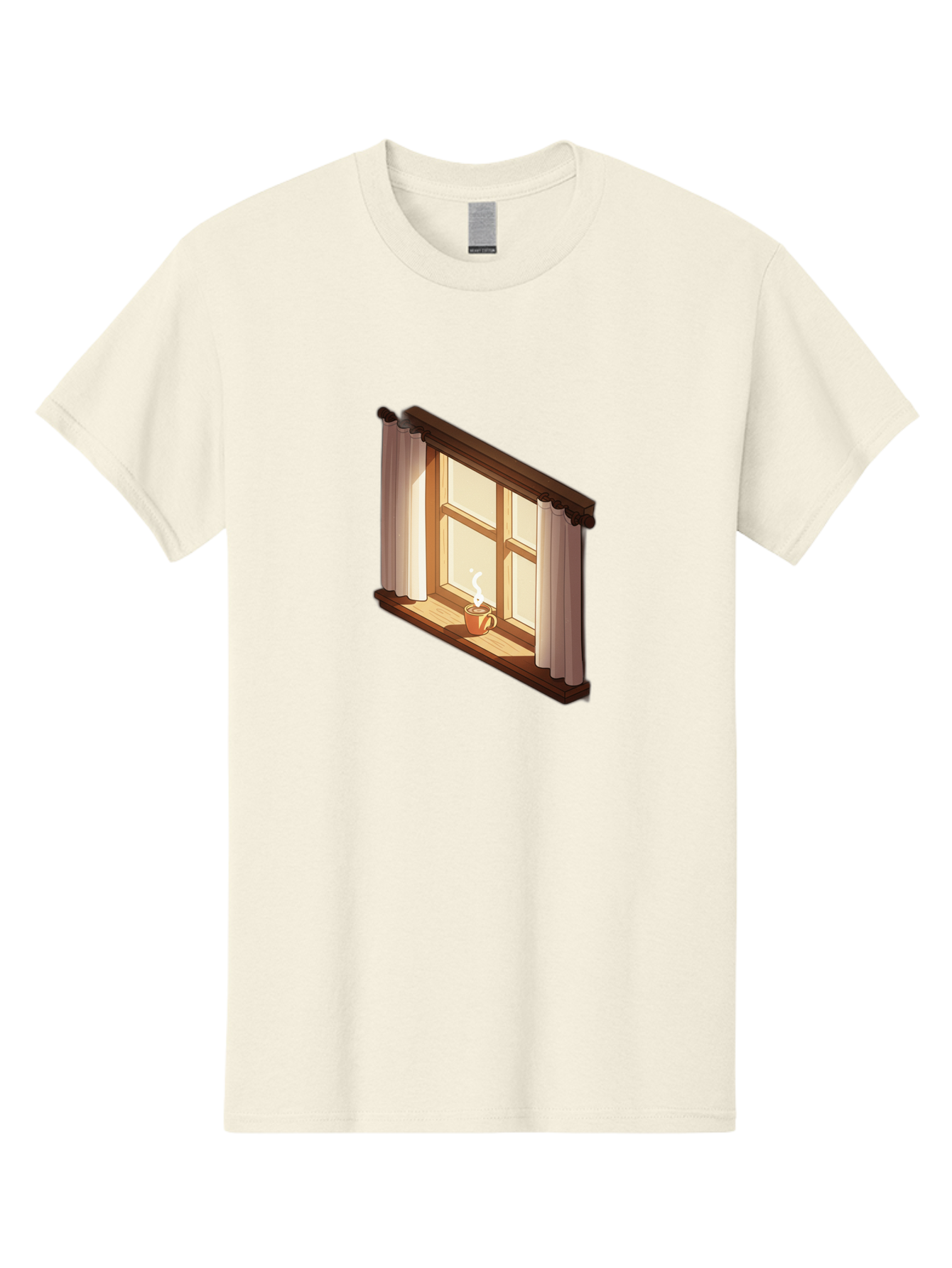 Window-With-Coffee-Cup Men'S Graphic Tee, 100% Cotton, Comfortable Casual Summer Wear, Machine Washable, Vintage Camera, Old Camera, Antique Camera, Black Camera, Classic Photography, Photography Equipment, Nostalgic Device, Film Camera, Baf665