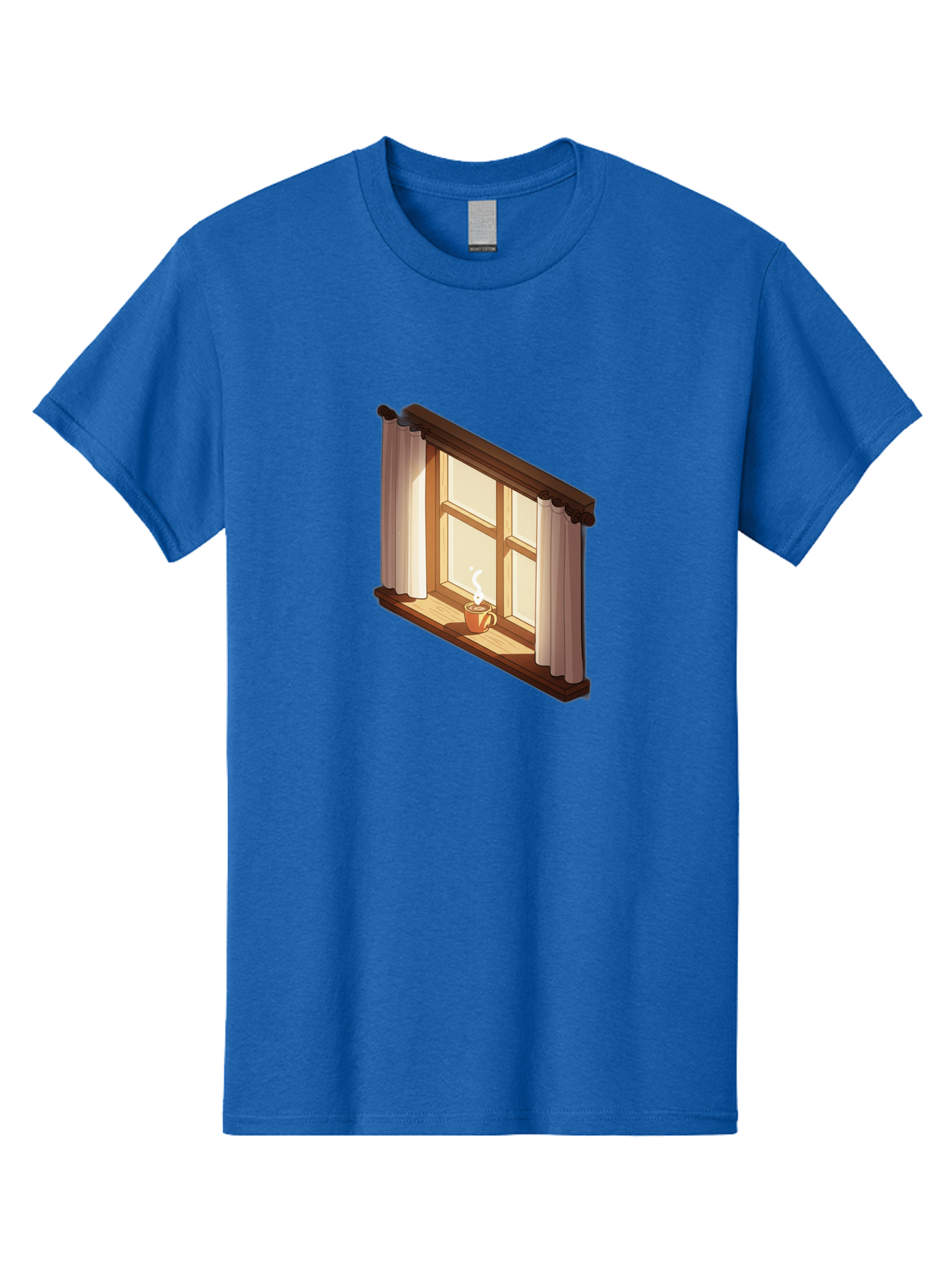 Window-With-Coffee-Cup Men'S Graphic Tee, 100% Cotton, Comfortable Casual Summer Wear, Machine Washable, Vintage Camera, Old Camera, Antique Camera, Black Camera, Classic Photography, Photography Equipment, Nostalgic Device, Film Camera, Baf665