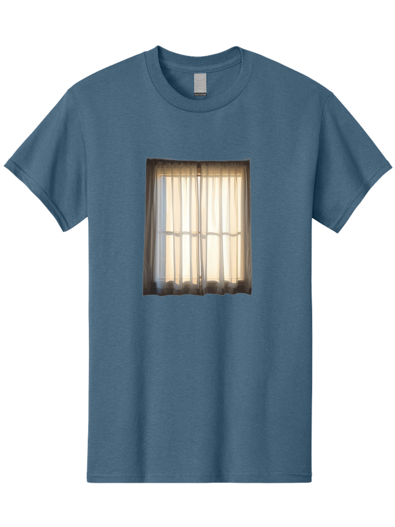Window-With-Curtains-1 Men'S Graphic Tee, 100% Cotton, Comfortable Casual Summer Wear, Machine Washable, Vintage Camera, Old Camera, Antique Camera, Black Camera, Classic Photography, Photography Equipment, Nostalgic Device, Film Camera, Baf666