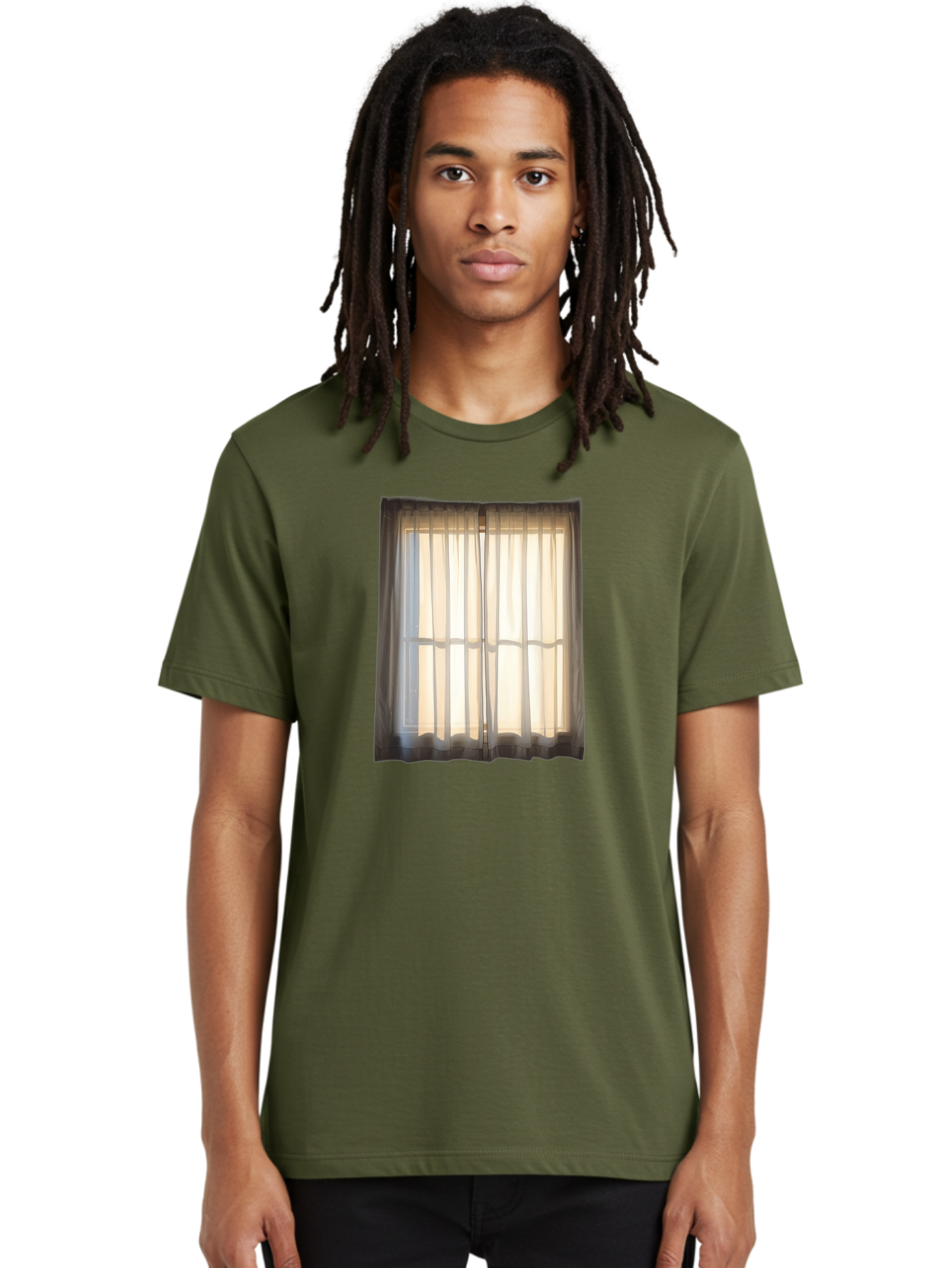 Window-With-Curtains-1 Men'S Graphic Tee, 100% Cotton, Comfortable Casual Summer Wear, Machine Washable, Vintage Camera, Old Camera, Antique Camera, Black Camera, Classic Photography, Photography Equipment, Nostalgic Device, Film Camera, Baf666