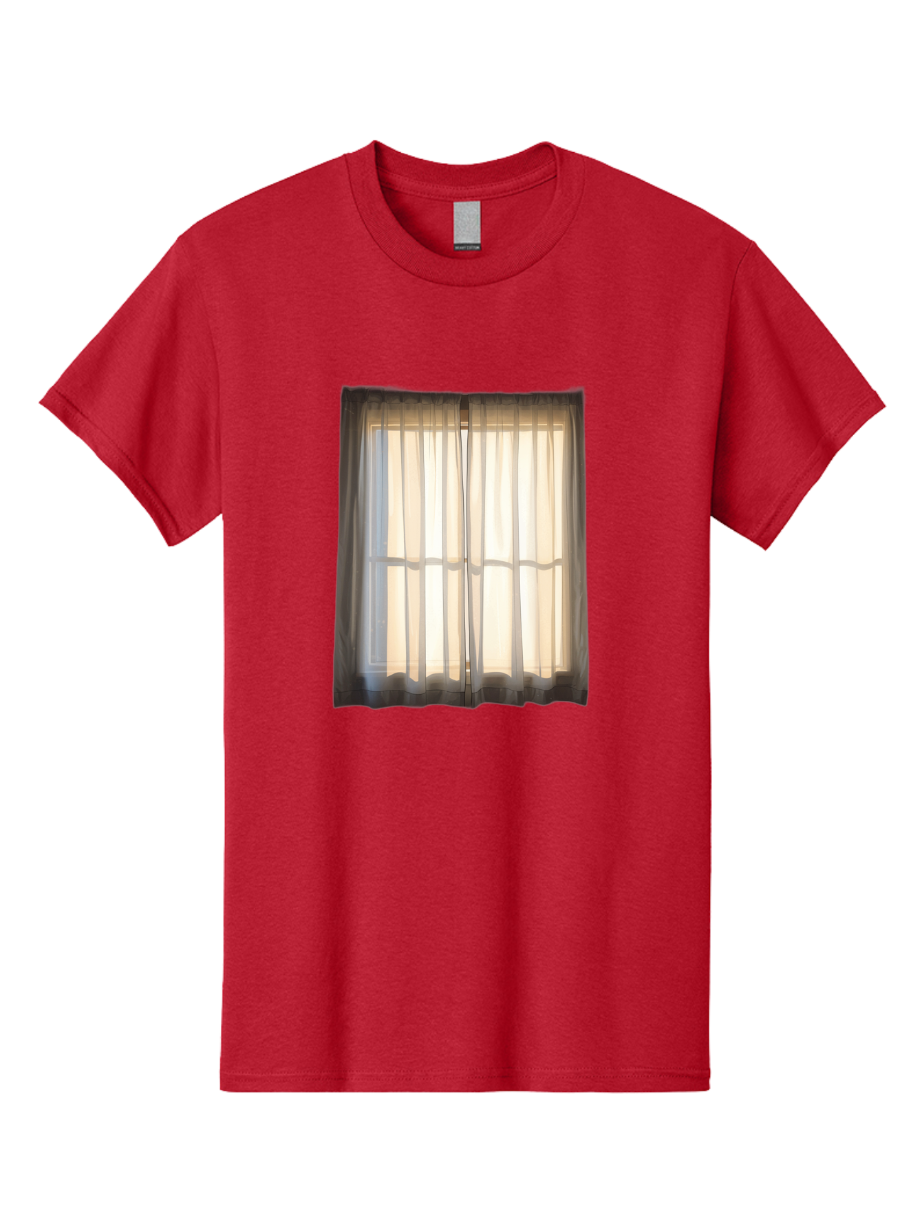 Window-With-Curtains-1 Men'S Graphic Tee, 100% Cotton, Comfortable Casual Summer Wear, Machine Washable, Vintage Camera, Old Camera, Antique Camera, Black Camera, Classic Photography, Photography Equipment, Nostalgic Device, Film Camera, Baf666