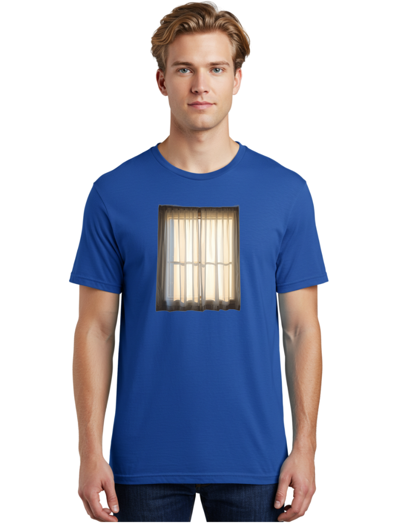 Window-With-Curtains-1 Men'S Graphic Tee, 100% Cotton, Comfortable Casual Summer Wear, Machine Washable, Vintage Camera, Old Camera, Antique Camera, Black Camera, Classic Photography, Photography Equipment, Nostalgic Device, Film Camera, Baf666
