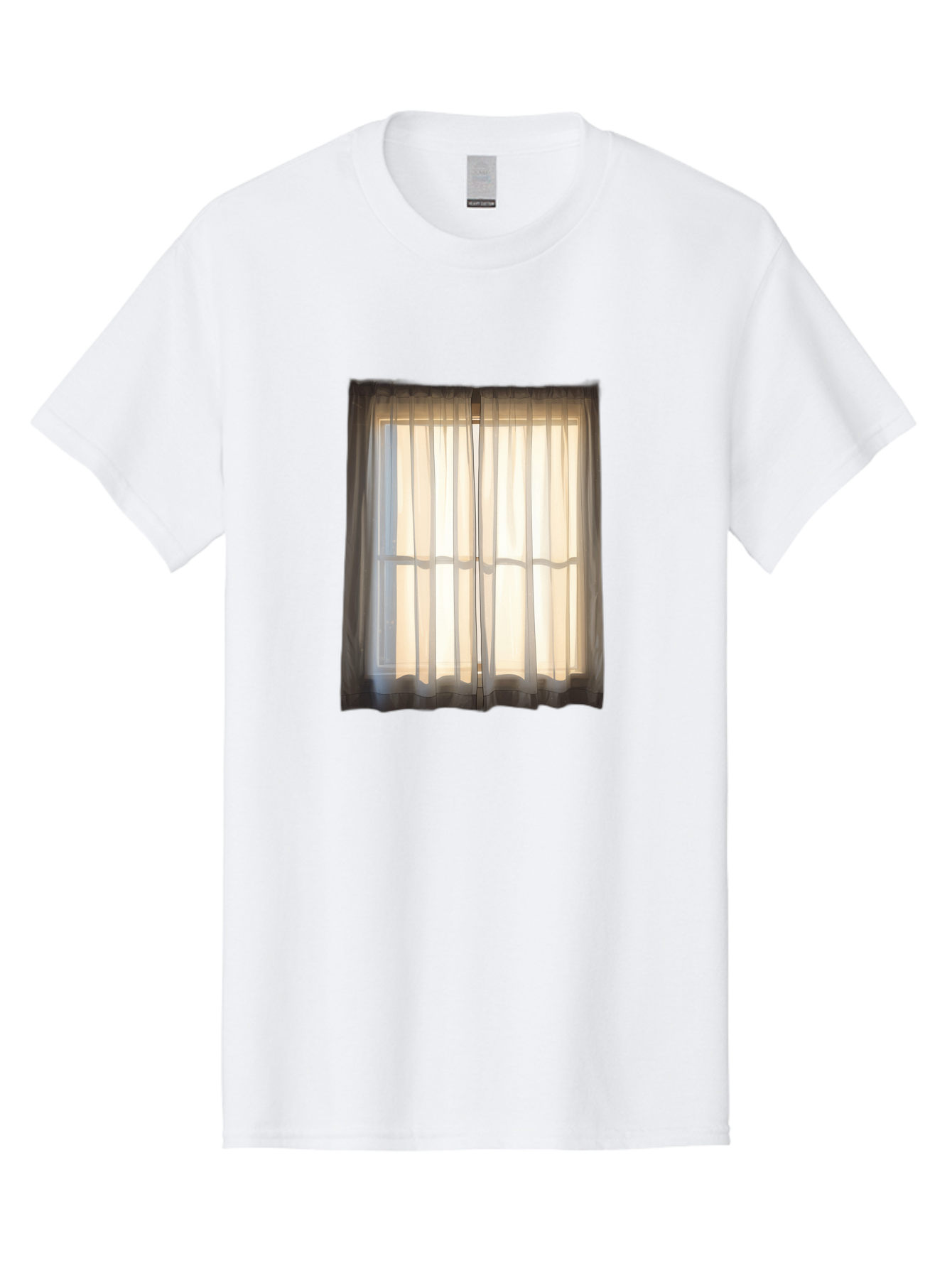 Window-With-Curtains-1 Men'S Graphic Tee, 100% Cotton, Comfortable Casual Summer Wear, Machine Washable, Vintage Camera, Old Camera, Antique Camera, Black Camera, Classic Photography, Photography Equipment, Nostalgic Device, Film Camera, Baf666