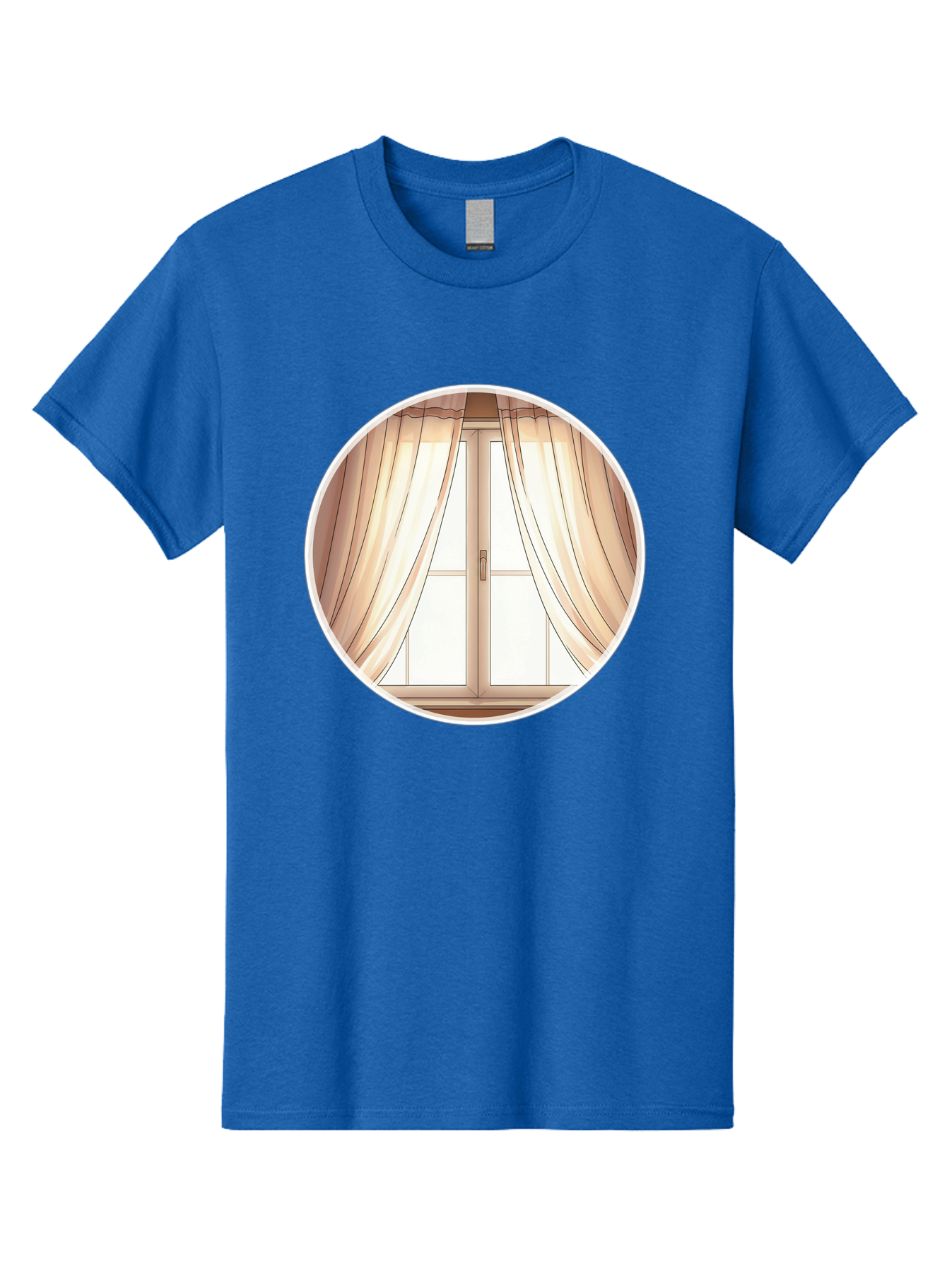 Window-With-Curtains Men'S Graphic Tee, 100% Cotton, Comfortable Casual Summer Wear, Machine Washable, Vintage Camera, Old Camera, Antique Camera, Black Camera, Classic Photography, Photography Equipment, Nostalgic Device, Film Camera, Baf667