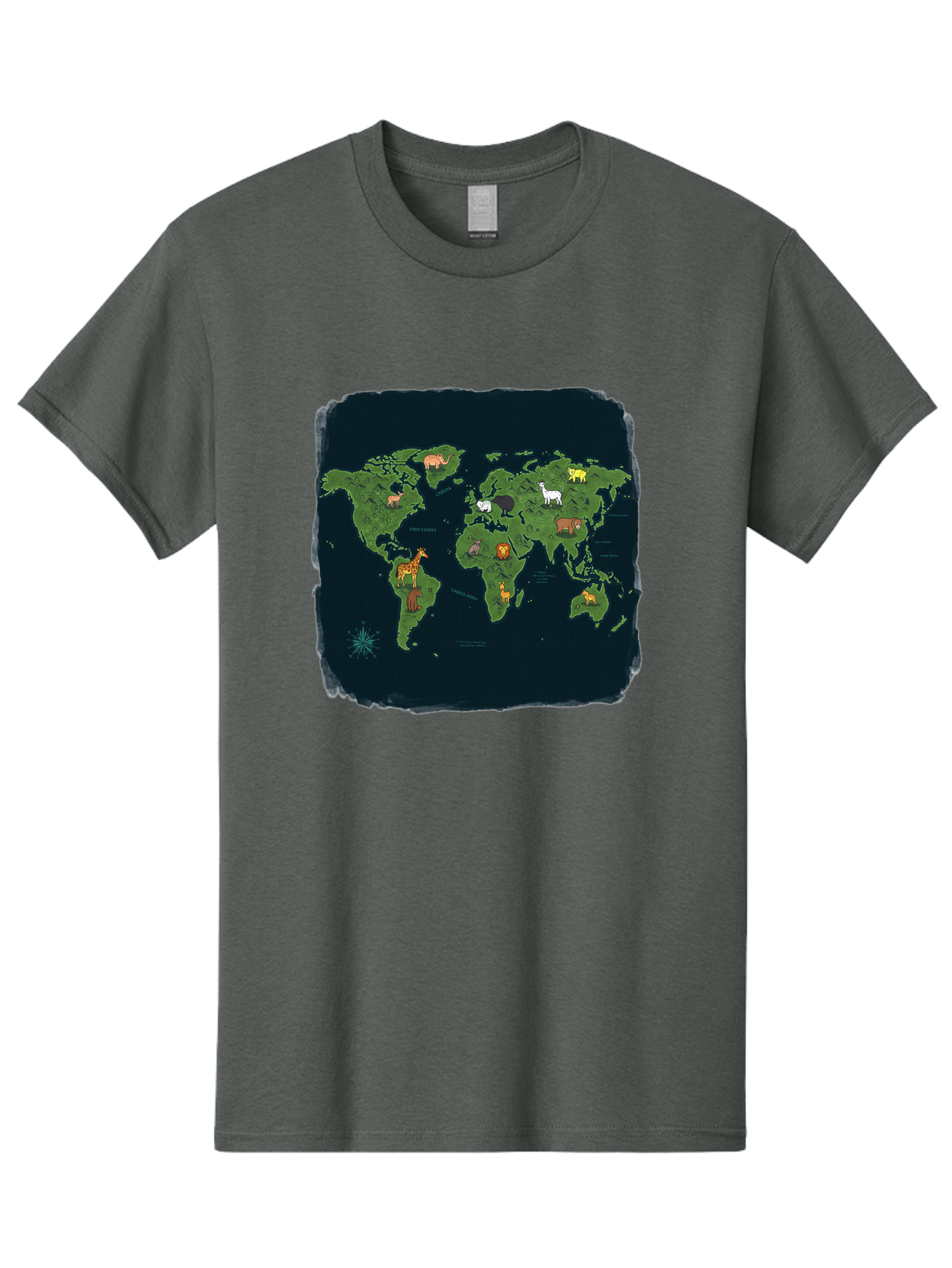 World-Map Men'S Graphic Tee, 100% Cotton, Comfortable Casual Summer Wear, Machine Washable, Vintage Camera, Old Camera, Antique Camera, Black Camera, Classic Photography, Photography Equipment, Nostalgic Device, Film Camera, Camera Art Baf677